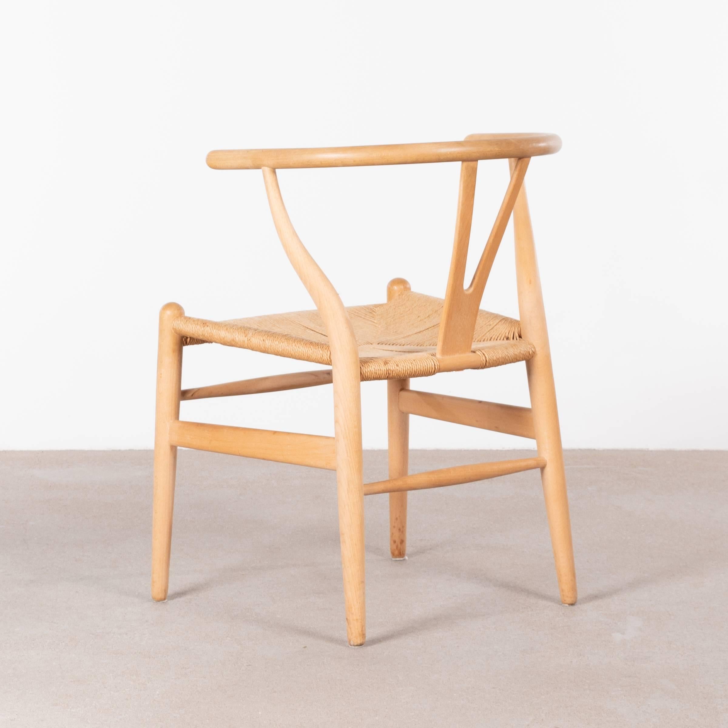Papercord Wishbone Dining Chairs Model CH24 by Hans Wagner for Carl Hansen & Søn, Denmark