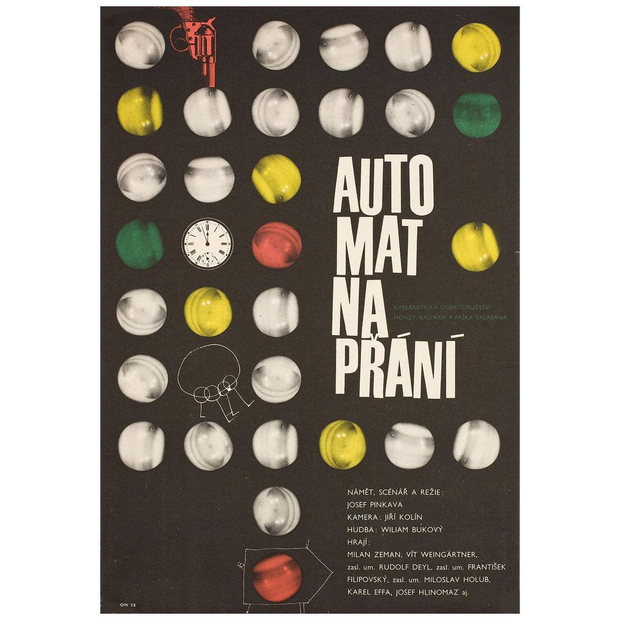 Wishing Machine 1968 Czech A3 Film Poster For Sale