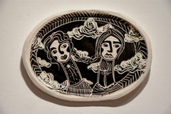 Wishing Wanders y Rain or Shine, Díptico, Escultura mural de porcelana tallada