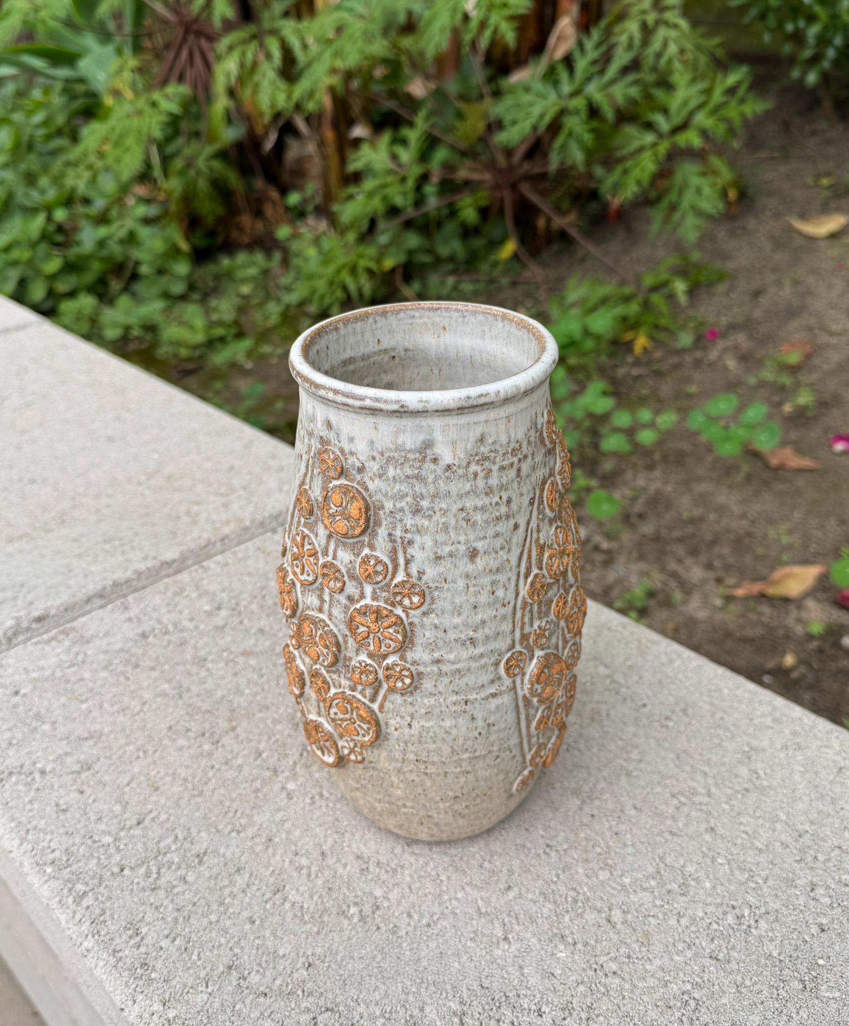 XX secolo Vaso in ceramica Wishon-Harrell, California, anni '70 in vendita