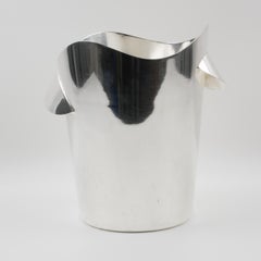 Wiskemann Silver Plate Champagne Ice Bucket Wine Cooler, circa 1970