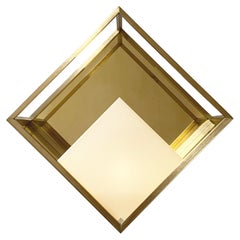 WISO - Solid brass wall sconce handmade by Diaphan Studio