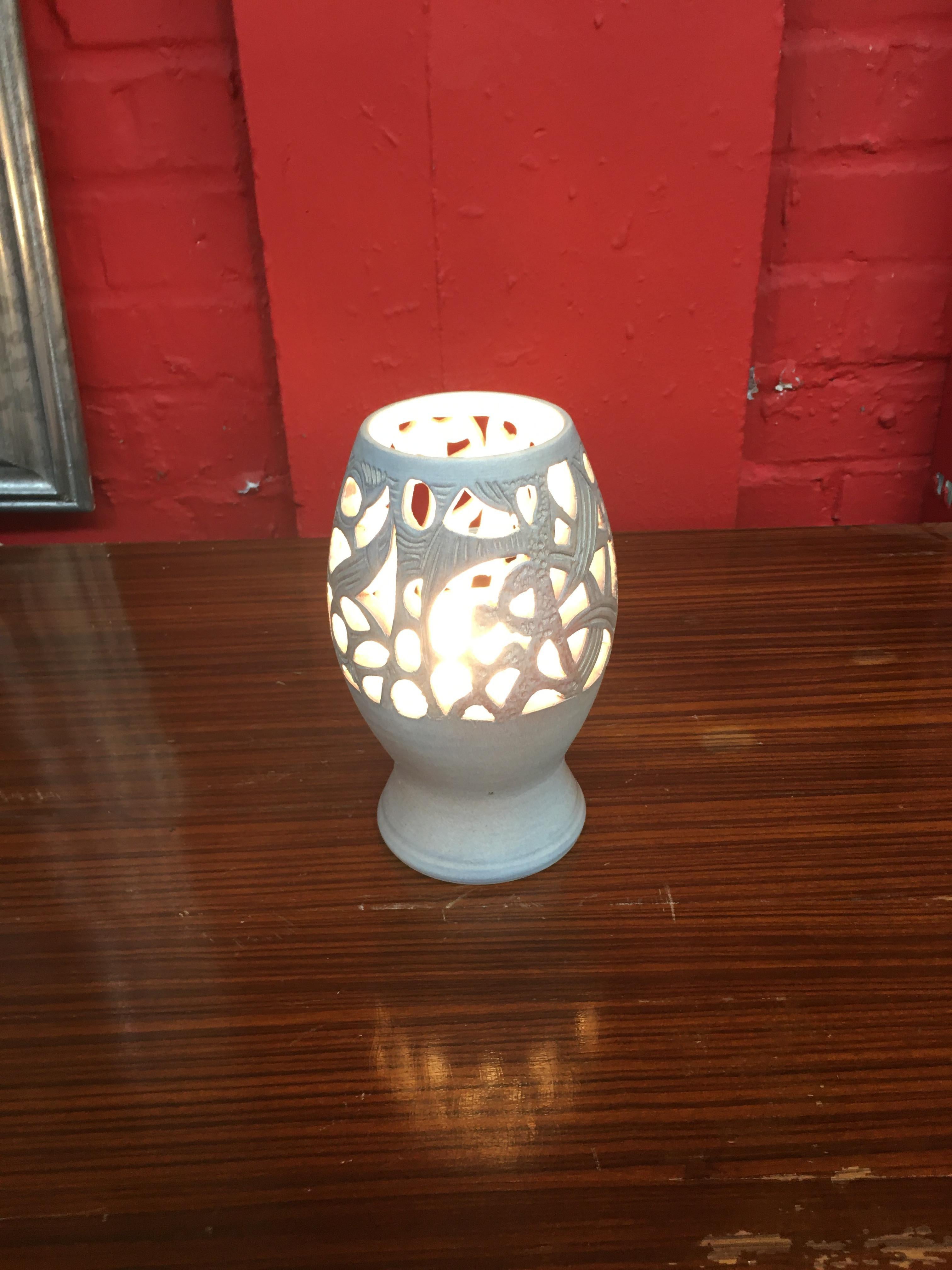 Abbaye de Wisques, 2 lampes en grès émaillé vers 1960 en vente 10