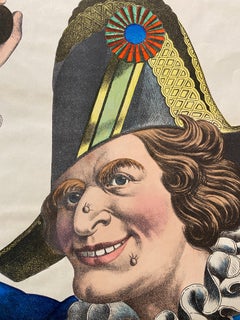 Wissembourg Jester Original Vintage Lithograph c. 1880