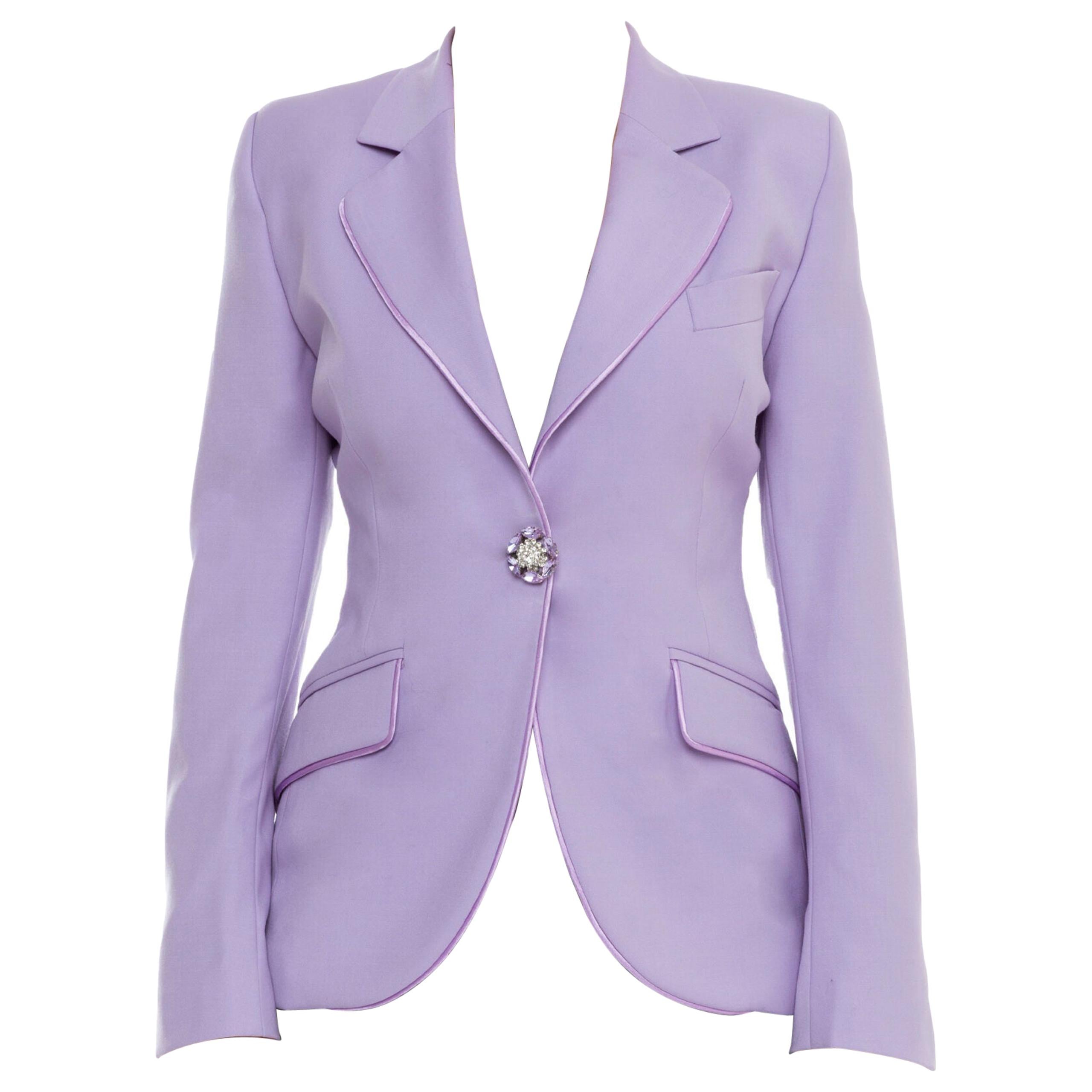Wisteria silk jacket NWOT For Sale at 1stDibs