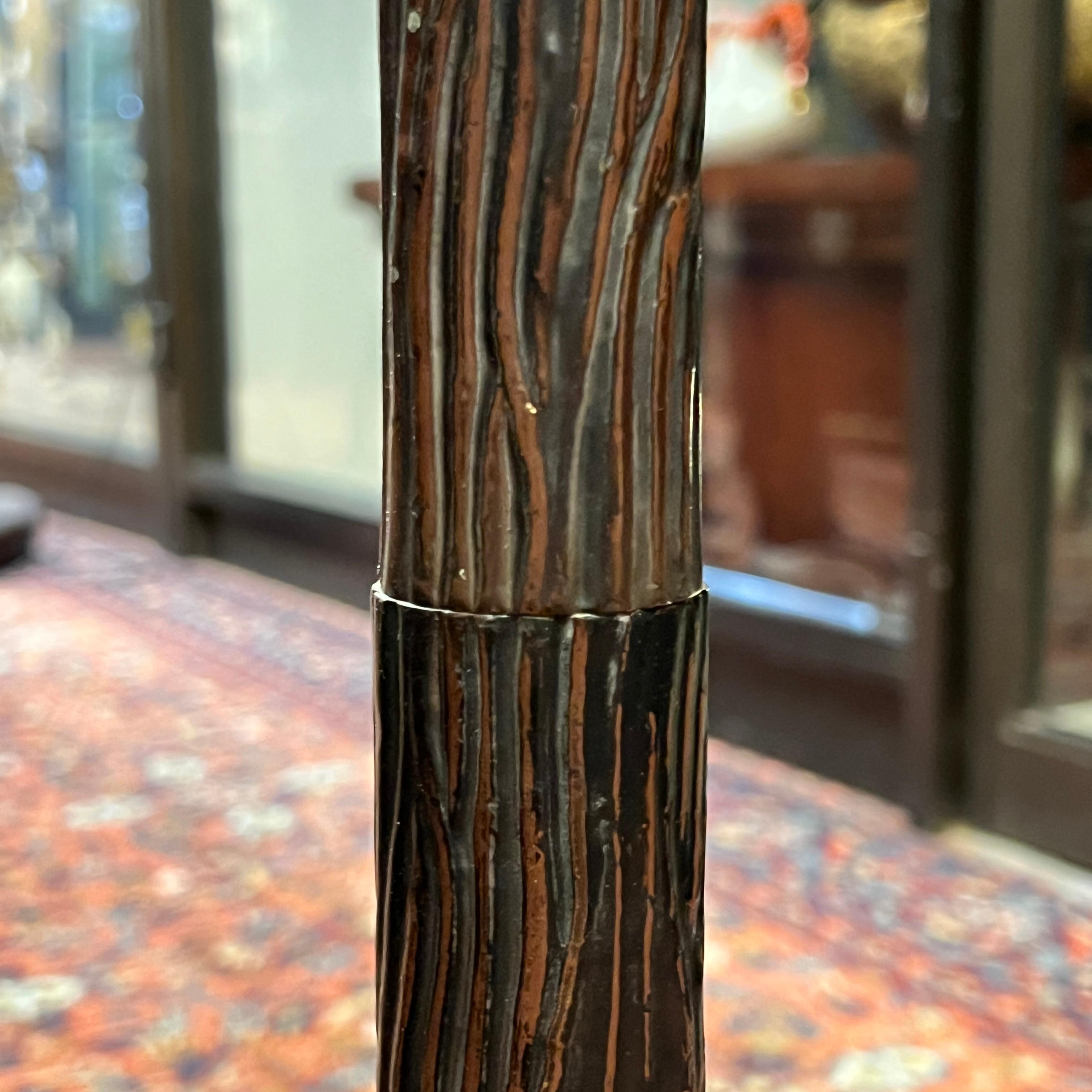 Lampada da terra in vetro colorato e bronzo Wisteria di Louis Comfort Tiffany in vendita 2