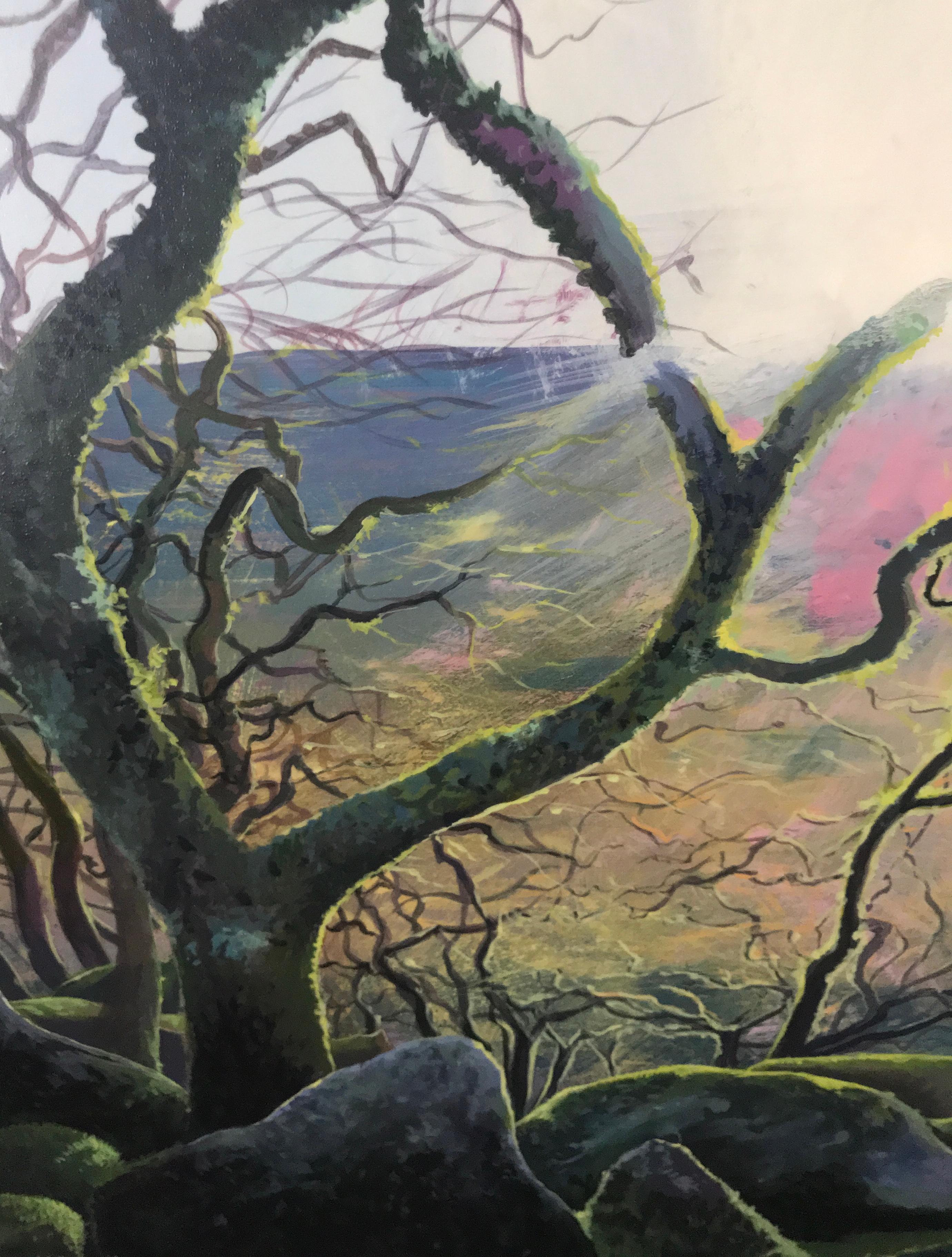 Debbie Baxter is a well know English tree artist

Acrylic on canvas
Image measures: 100 x 80cms.