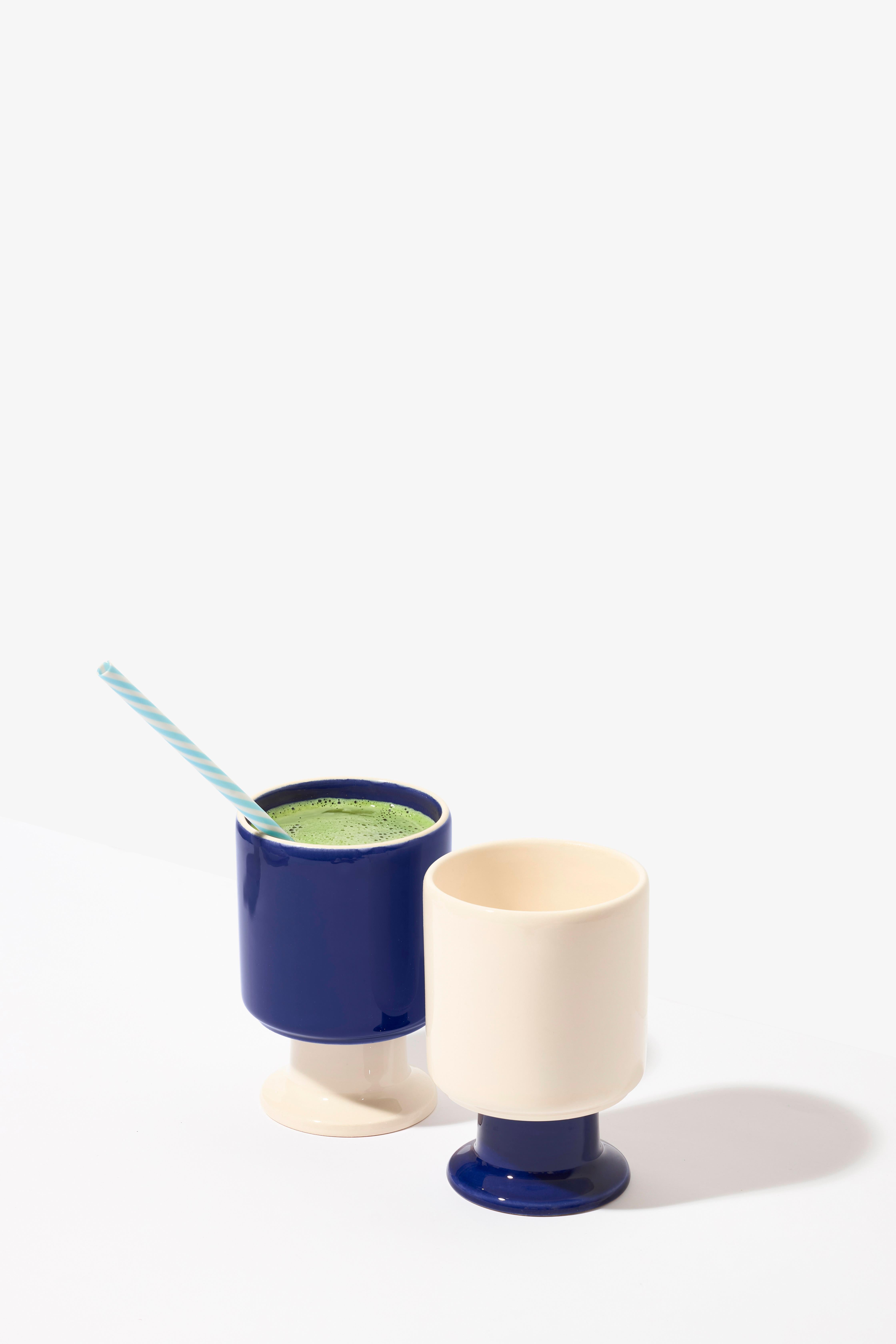Modern WIT Mug / Kobalt by Malwina Konopacka For Sale