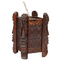 Vintage Witco Hacienda Tiki Pendant Light by William Westenhaver