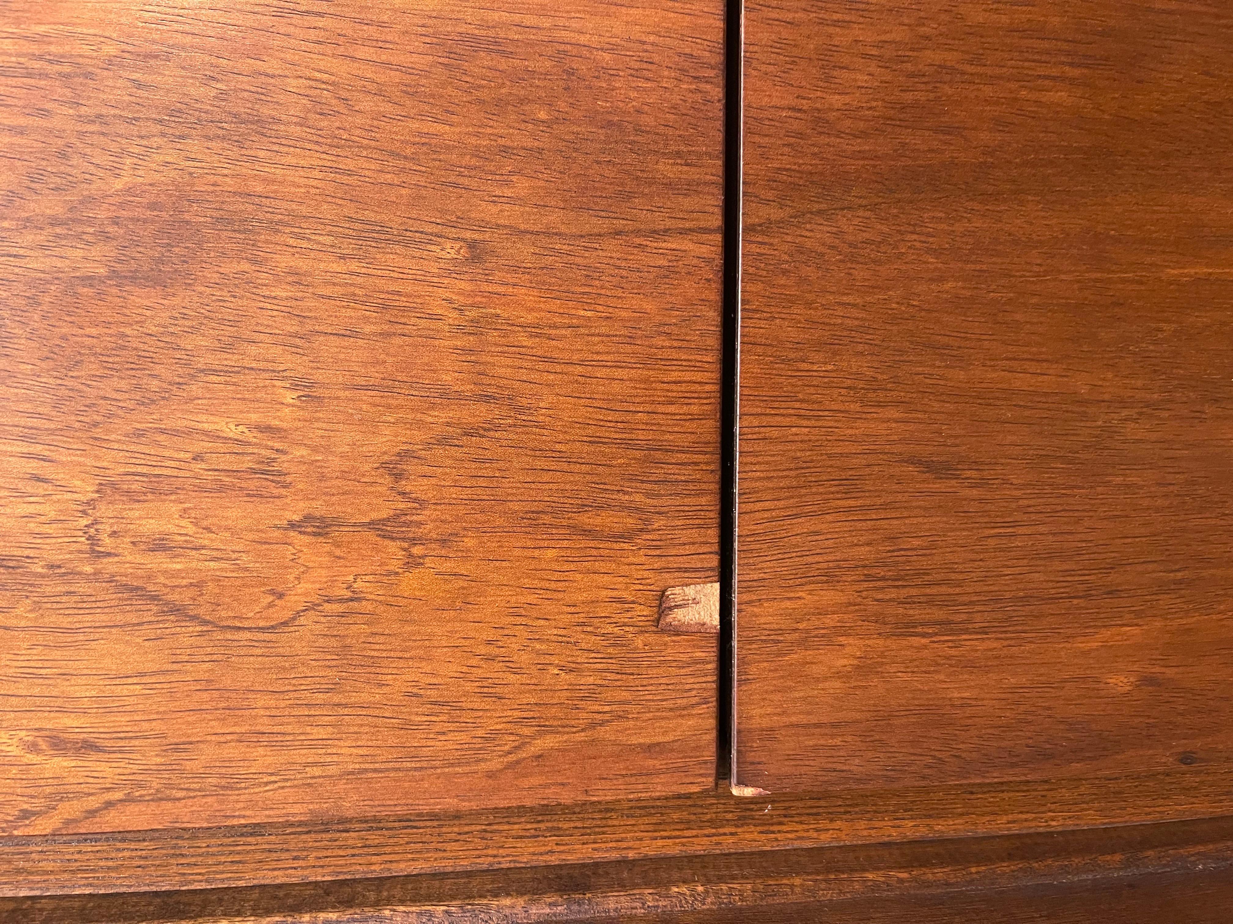 Witco Style Pulaski Mid Century Oceanic Brutalist Gentlemans Chest Highboy In Good Condition In West Hartford, CT