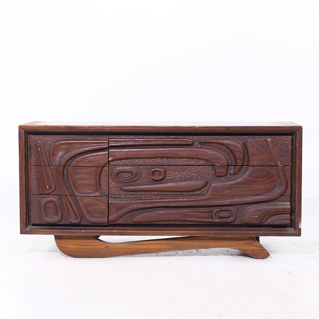 Witco Style Pulaski Oceanic Mid Century Credenza

This credenza measures: 55 wide x 17.5 deep x 29.5 inches high

All pieces of furniture can be had in what we call restored vintage condition. That means the piece is restored upon purchase so it’s