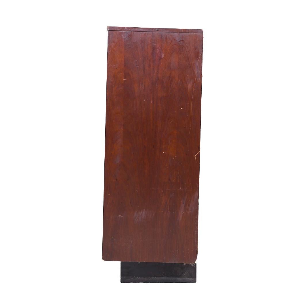 Armoire haute de style Witco Pulaski océanique du milieu du siècle dernier Bon état - En vente à Countryside, IL