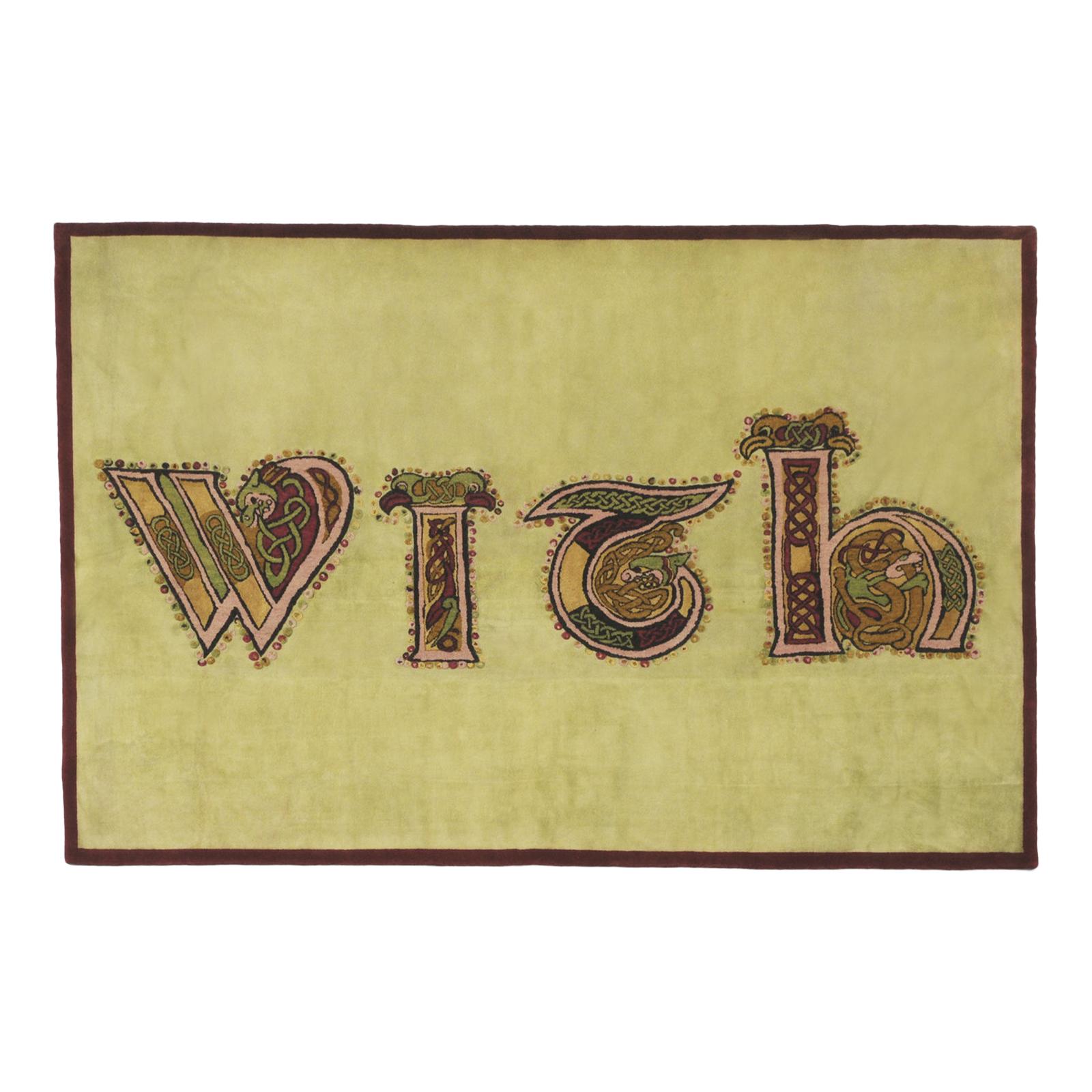 With Celtic Rug by Nuala Goodman