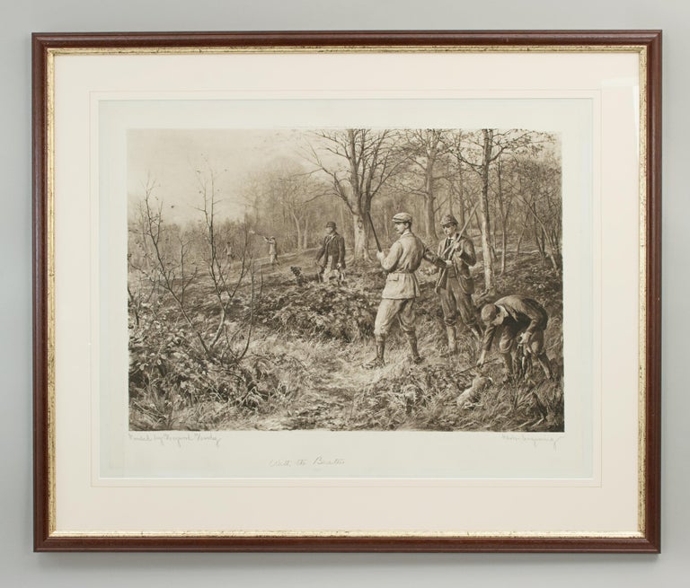 "With The Beaters," Shooting Print by Heywood Hardy at 1stDibs