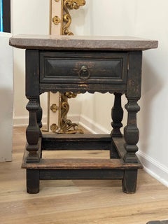 Eighteenth-century Swedish Baroque Öland fossil limestone top table. C. 1750-177
