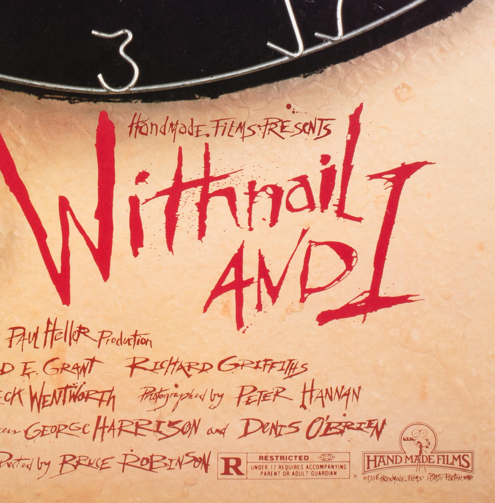 Withnail and I 1987 US 1 Sheet Film Poster, Ralph Steadman For Sale 2