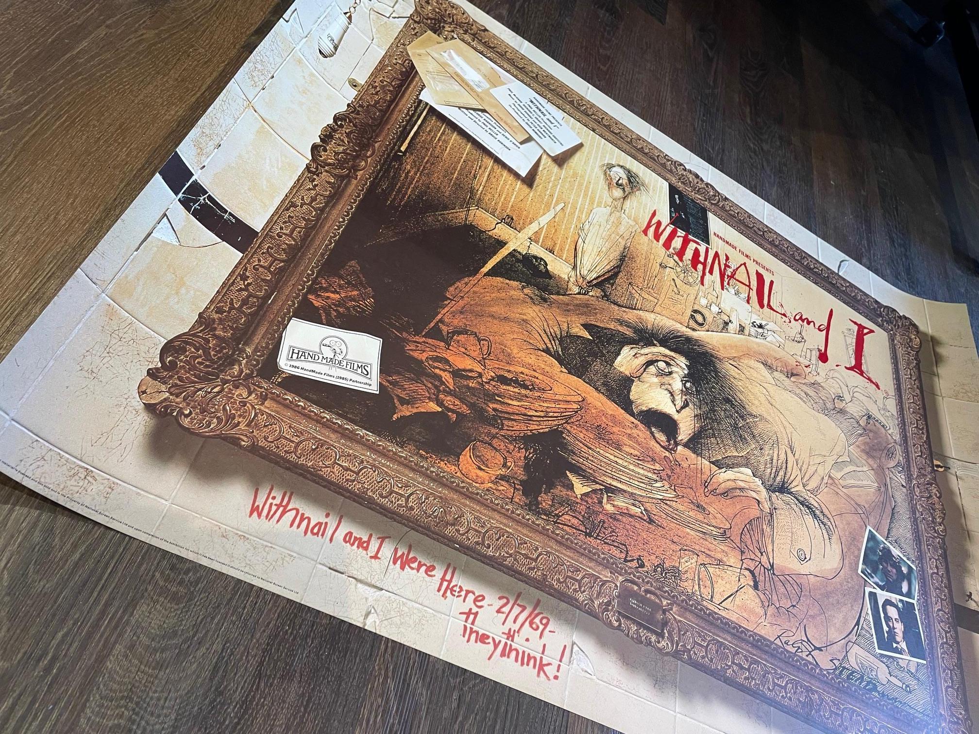 Withnail & I (1987)
Original British Quad (30 x 40 Inches)

Very rare 1986 unfolded / rolled Original 