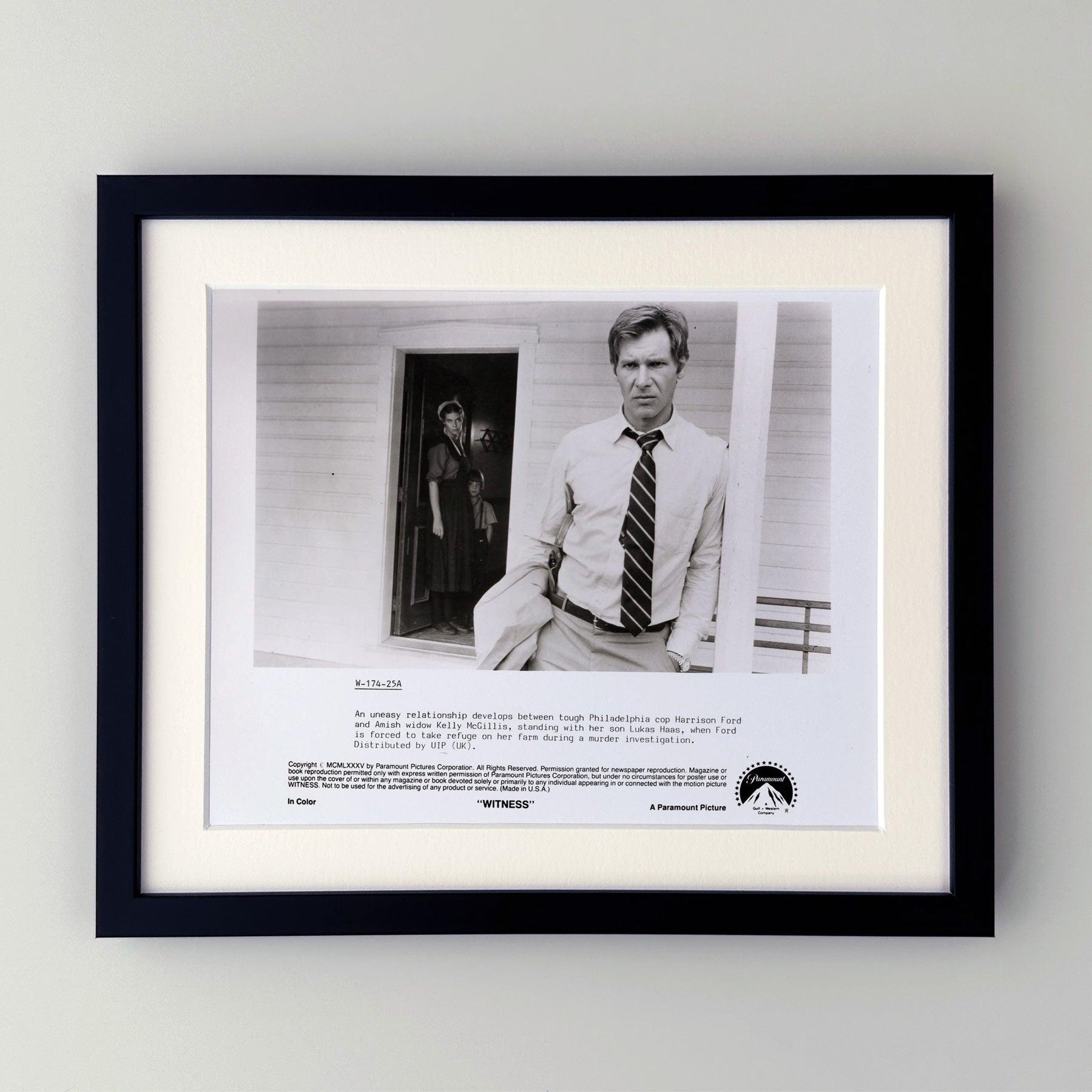 Original 8x10 inches Publicity Film Movie Still for Witness (1985) featuring Harrison Ford. 

Les photos de publicité (film/production) ont été créées pour aider les studios à promouvoir leurs nouveaux films. Les photos ont été incluses dans les