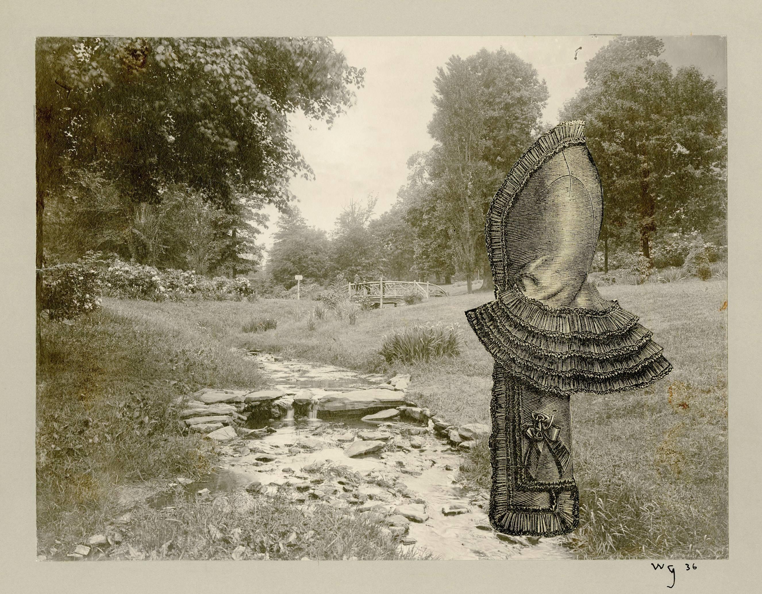 Headless Female Mannequin in a river bed landscape  - Mixed Media Art by Witold Gordon