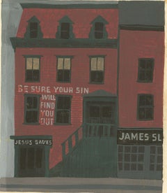 Witold Gordon Gouache, Jesus Saves, Vanity Fair