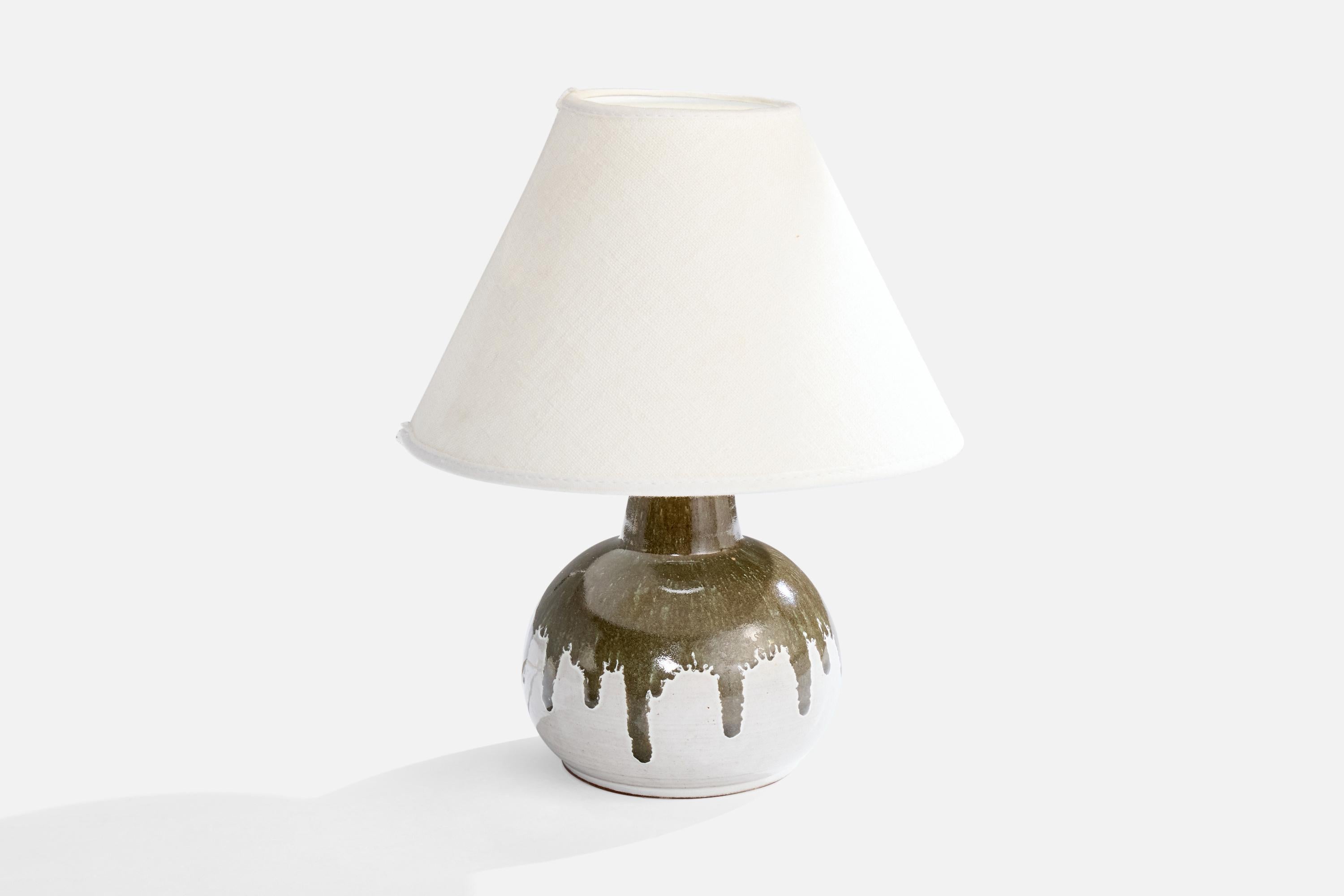 Witt Keramik, lampes de table, céramique, Suède, années 1980 Bon état - En vente à High Point, NC