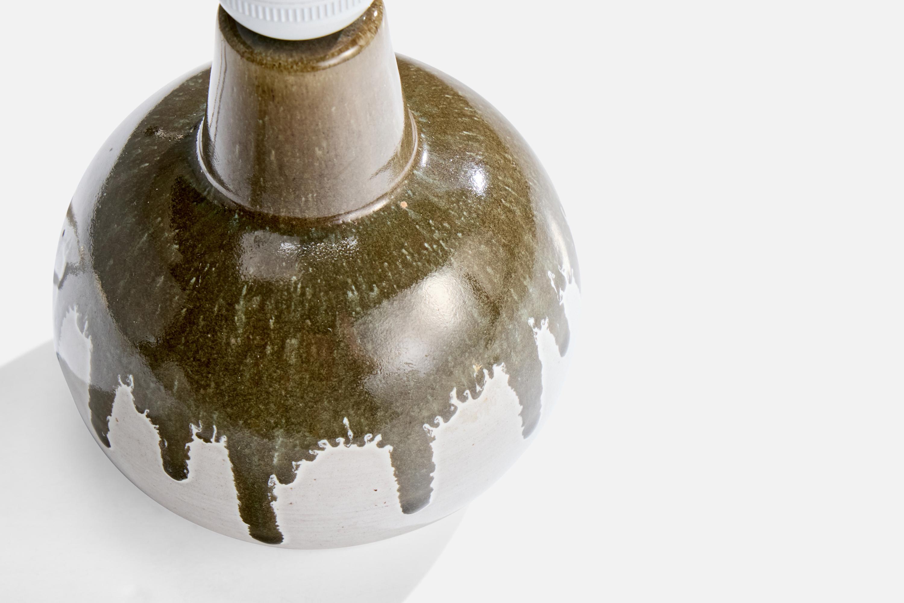 Fin du 20e siècle Witt Keramik, lampes de table, céramique, Suède, années 1980 en vente