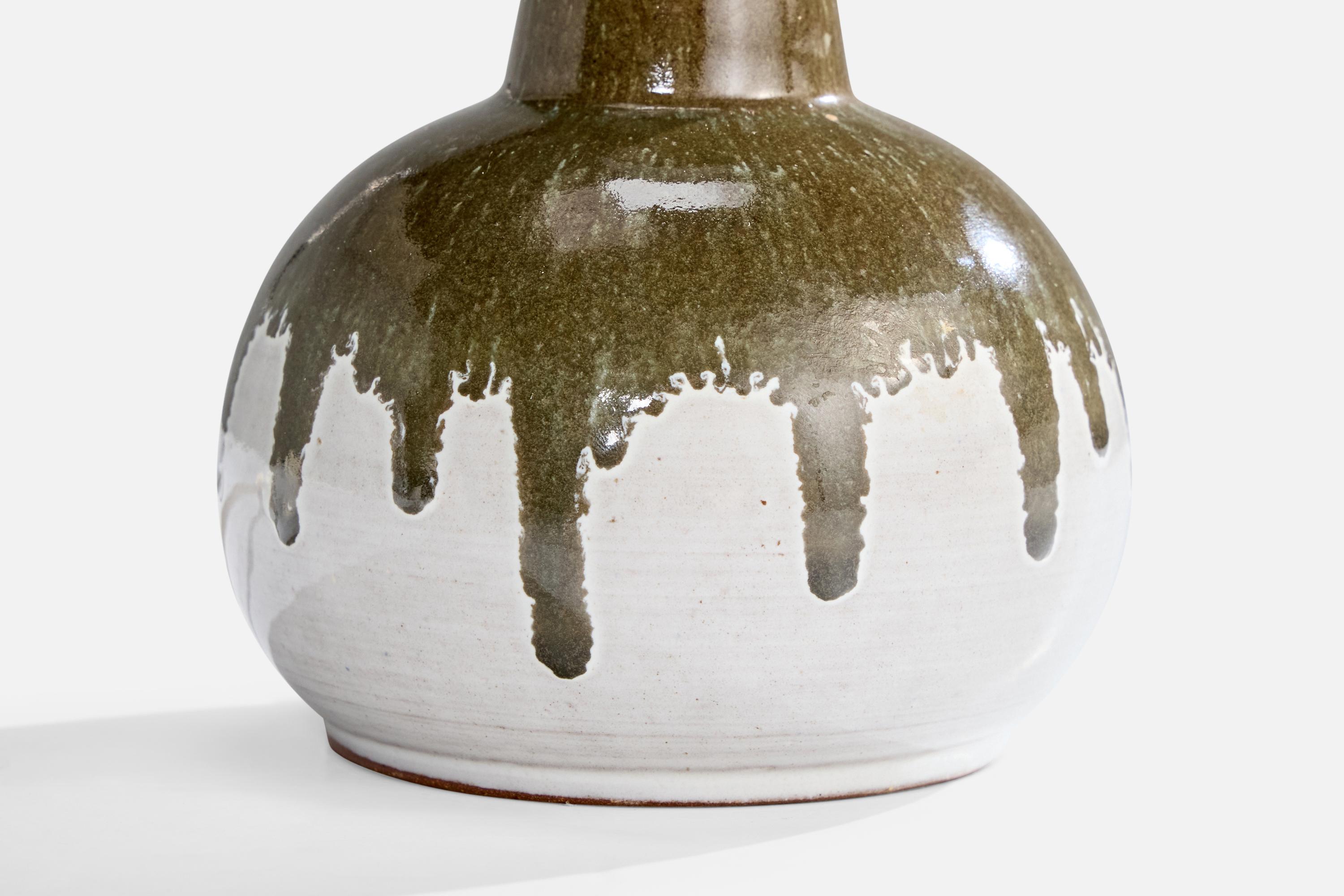 Witt Keramik, lampes de table, céramique, Suède, années 1980 en vente 1
