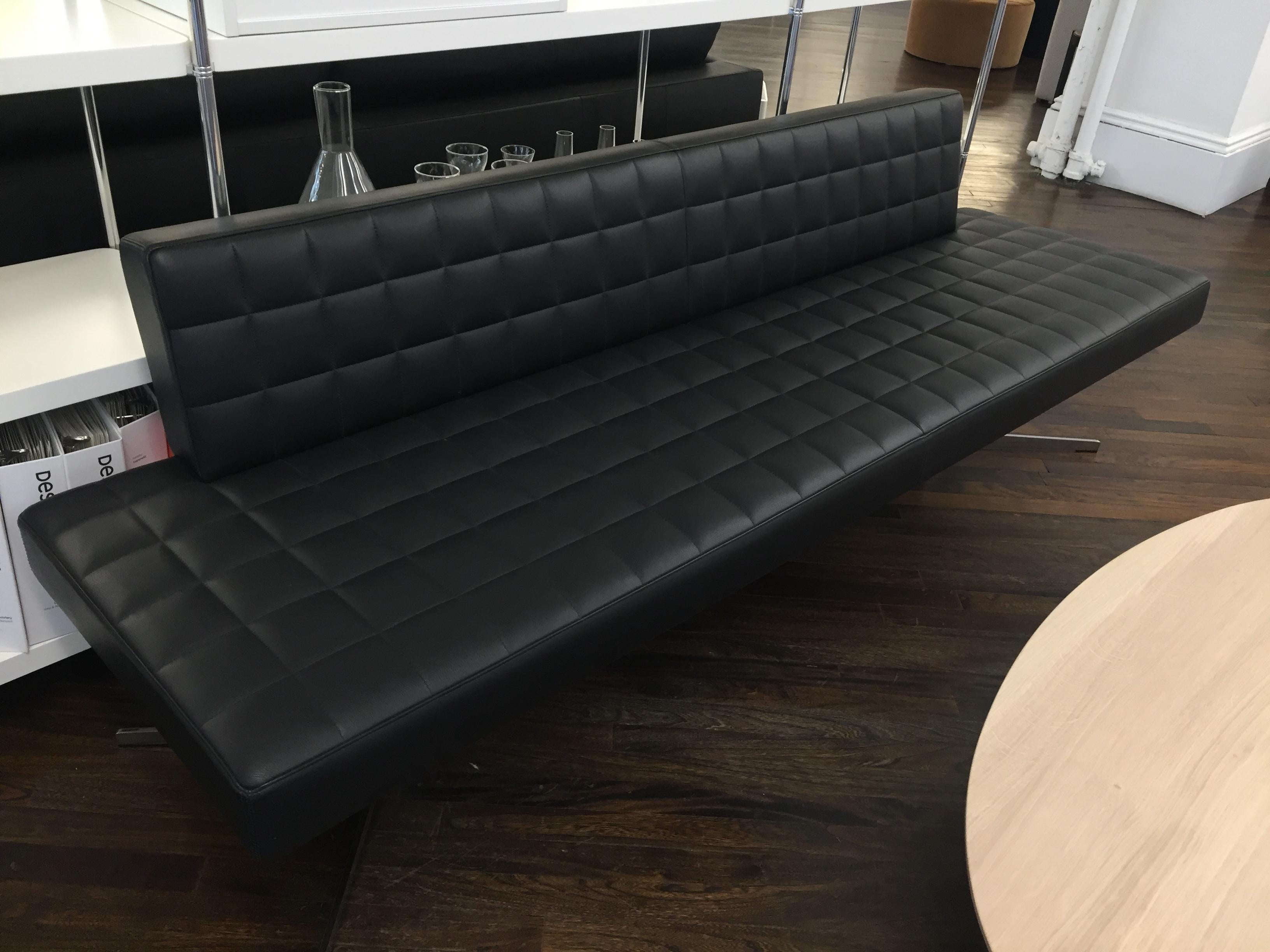 Modern Wittlmann Black Leather AK 12 Bench