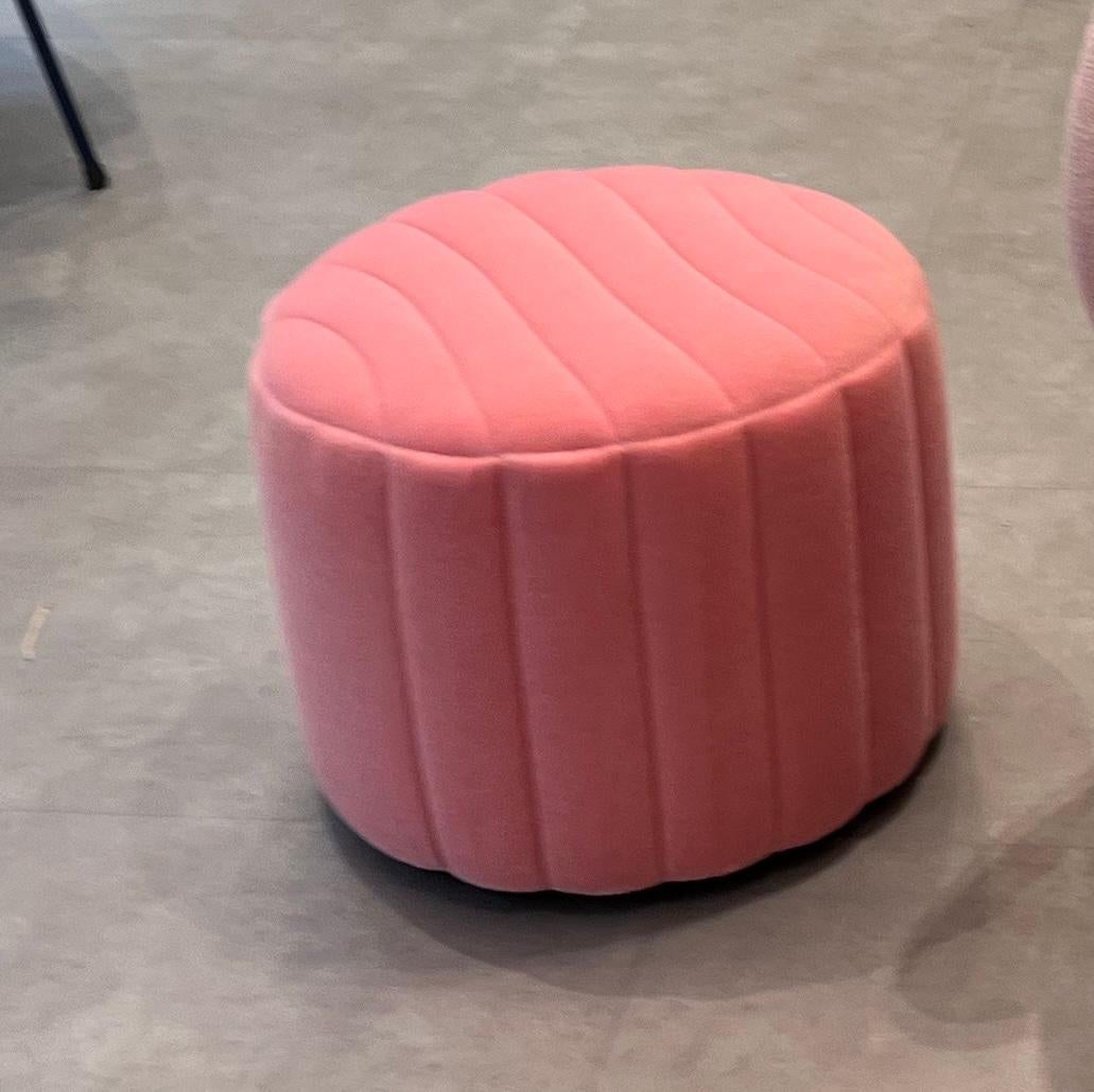 Fabric Wittmann Adagio Pouf by Note Design in STOCK For Sale