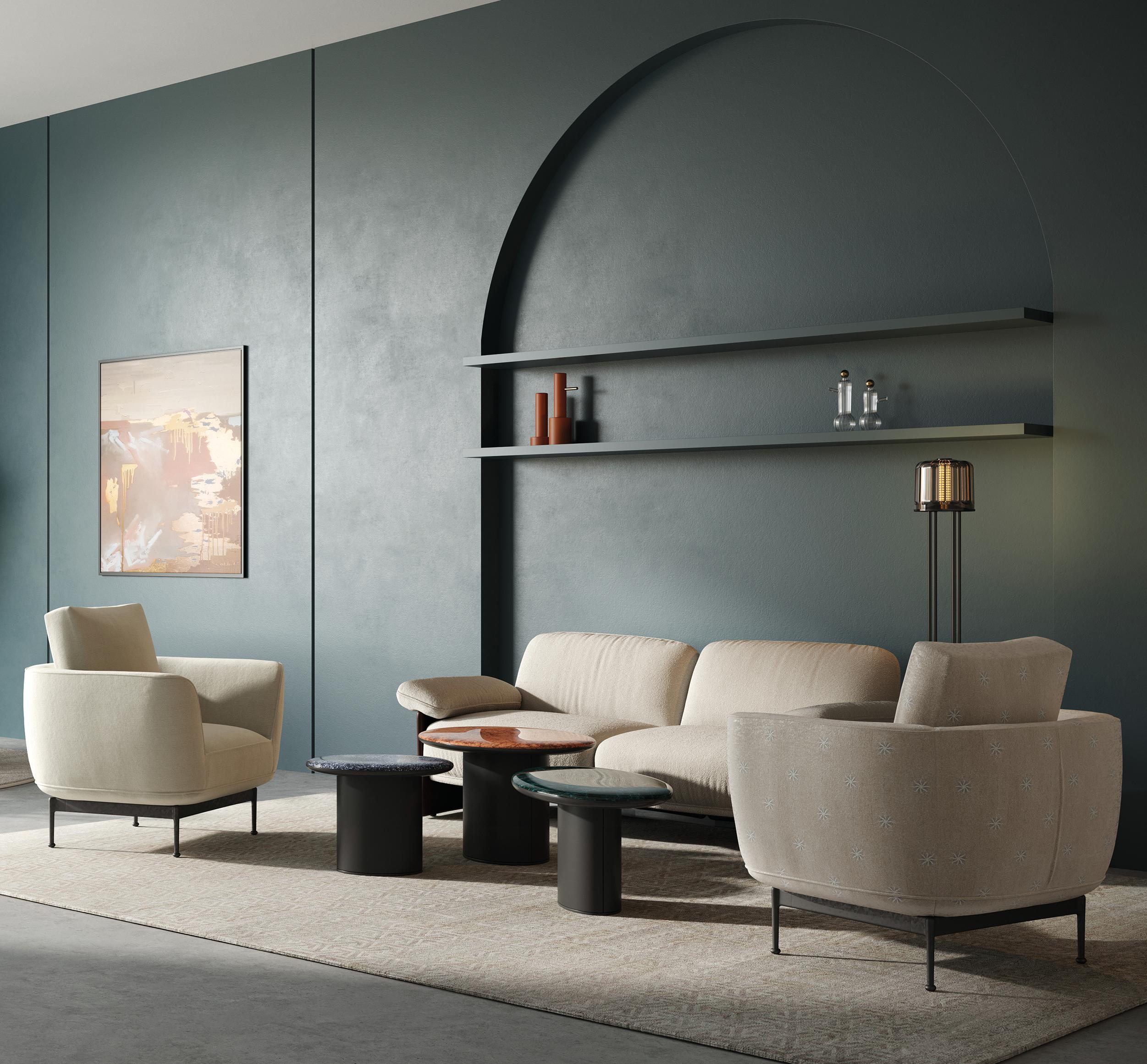 Autrichien Fauteuil Wittmann Andes personnalisable conçu par Luca Nichetto en vente