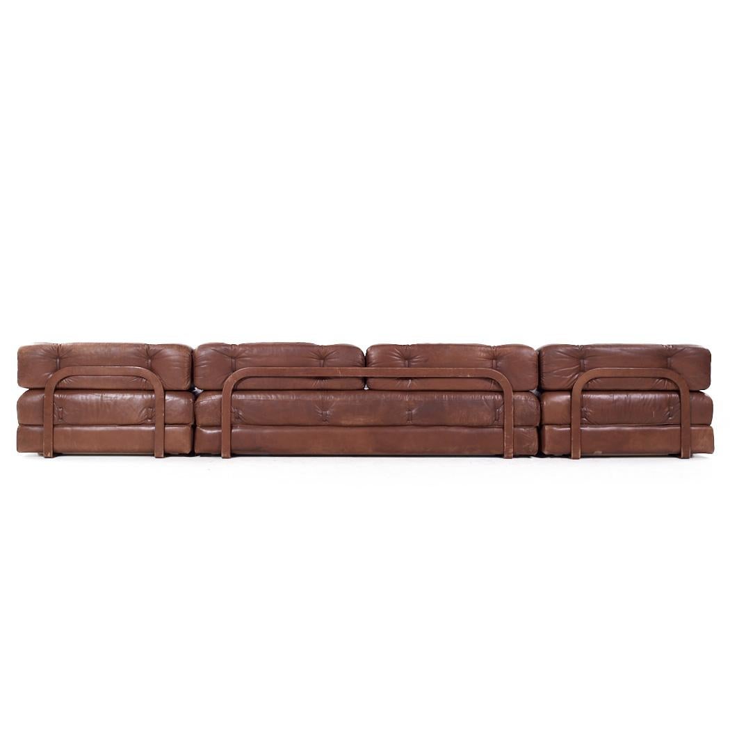Sofá modular de 4 plazas Wittmann Atrium Mid Century Austria Australiano en venta