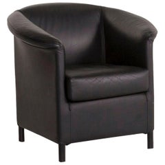 Wittmann Aura Leather Armchair Black