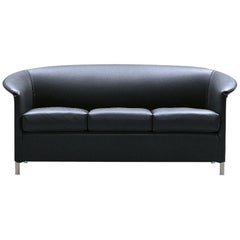 Wittmann Aura Leather Sofa Designed by Paolo Piva