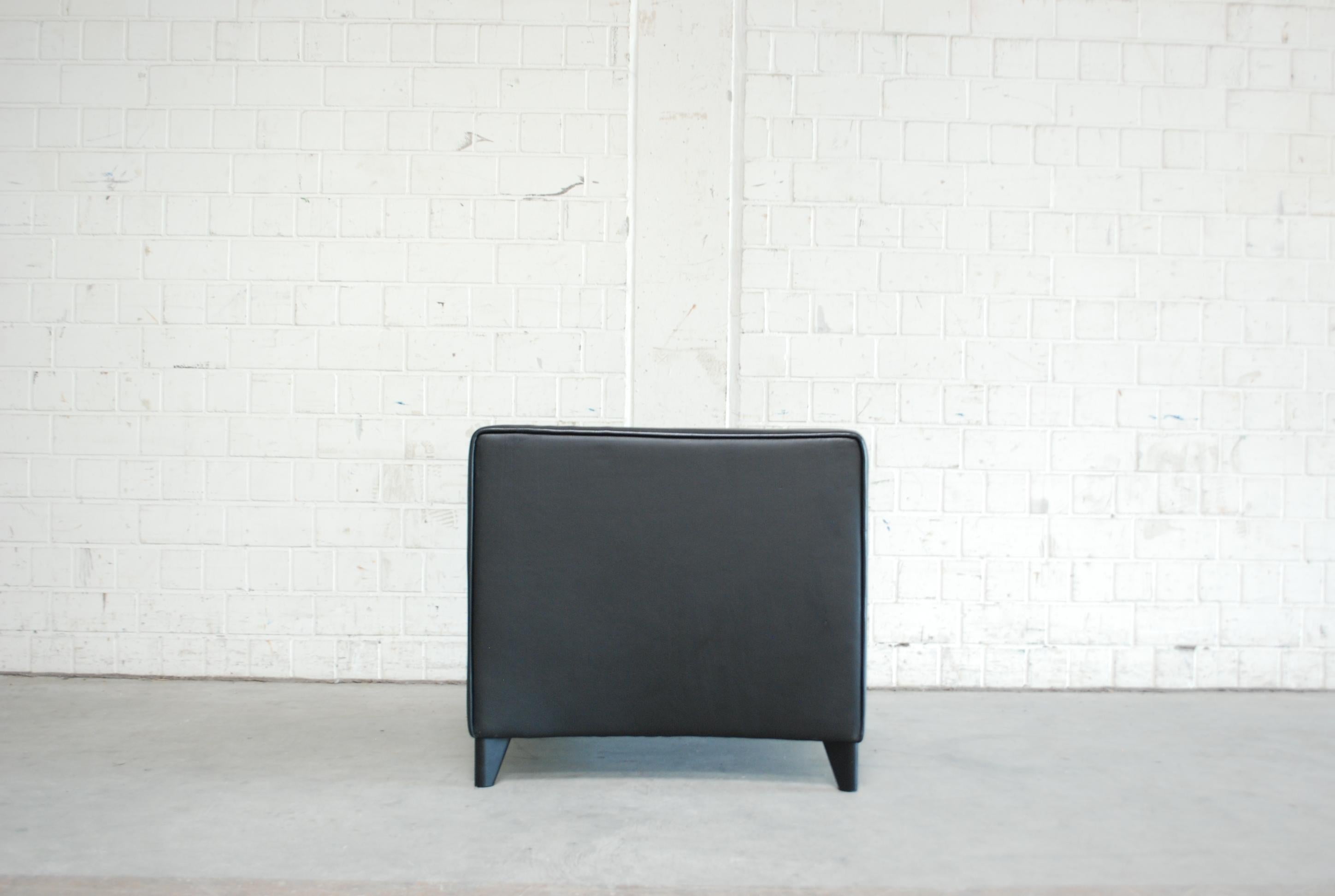cube leather chair