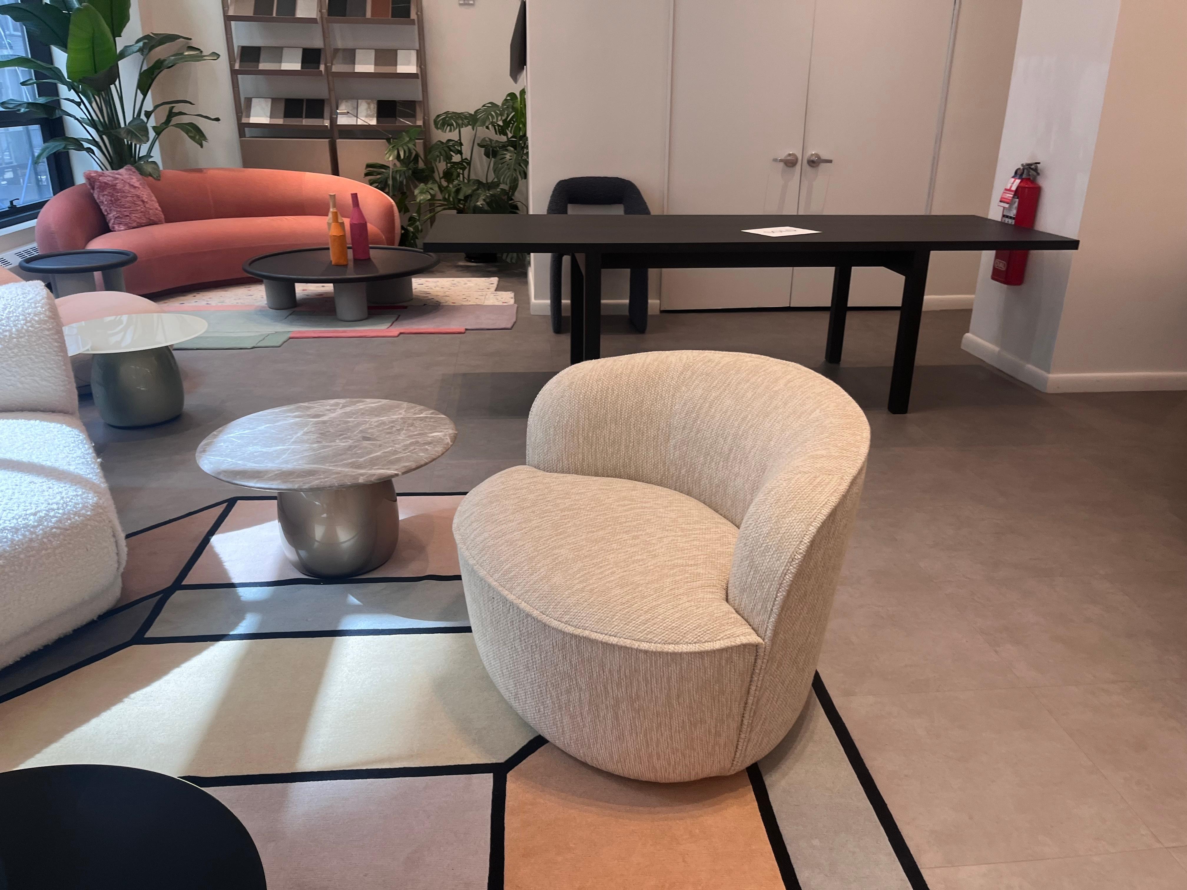 Wittmann BUN Swivel Lounge Chair by Federica Biasi in STOCK For Sale 2