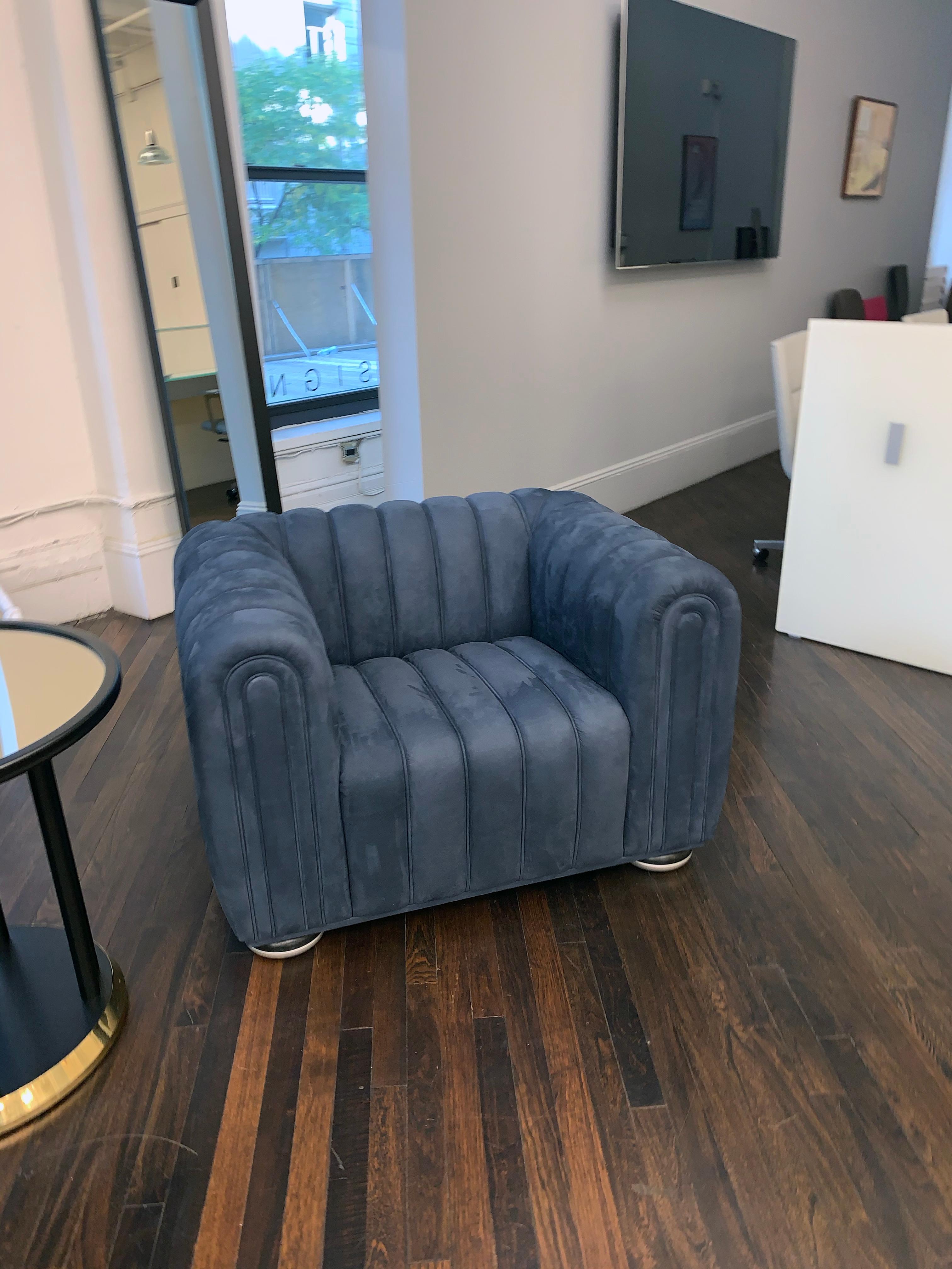 Contemporary Wittmann Club 1910 Lounge Chair Designed by Josef Hoffmann