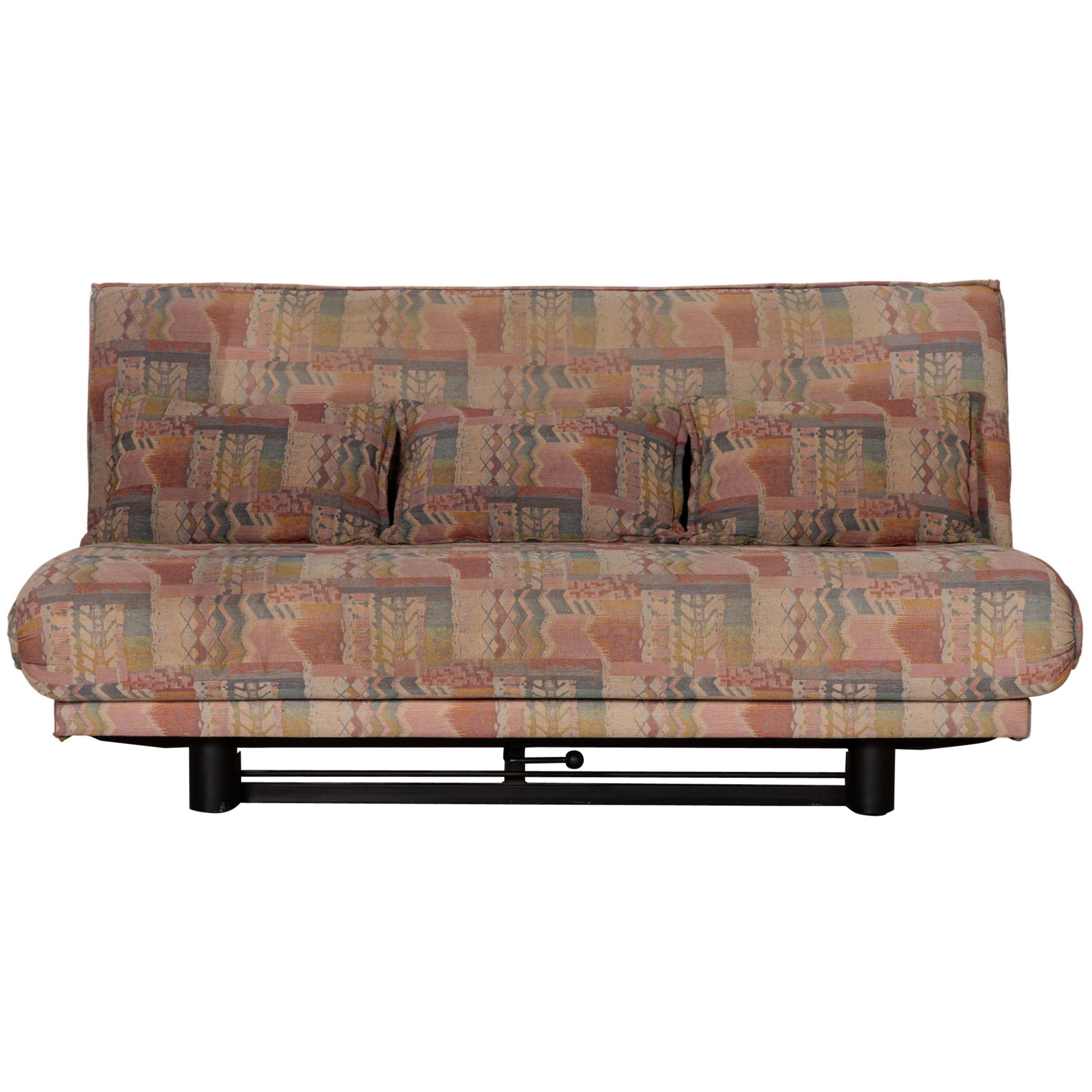 Wittmann Colli Fabric Sofa Beige Three-Seater Couch Function Sleeping Function For Sale