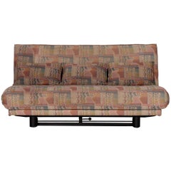 Wittmann Colli Fabric Sofa Beige Three-Seater Couch Function Sleeping Function