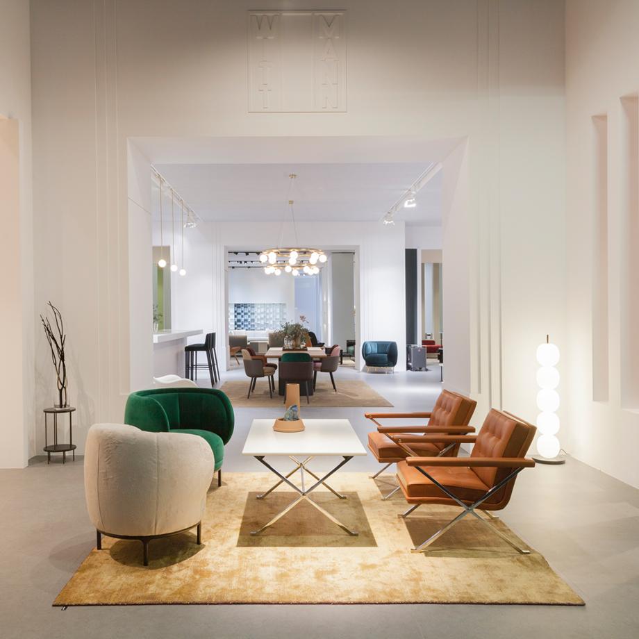 Sillón de piel Wittmann Constanze personalizable de Johannes Spalt Austríaco en venta