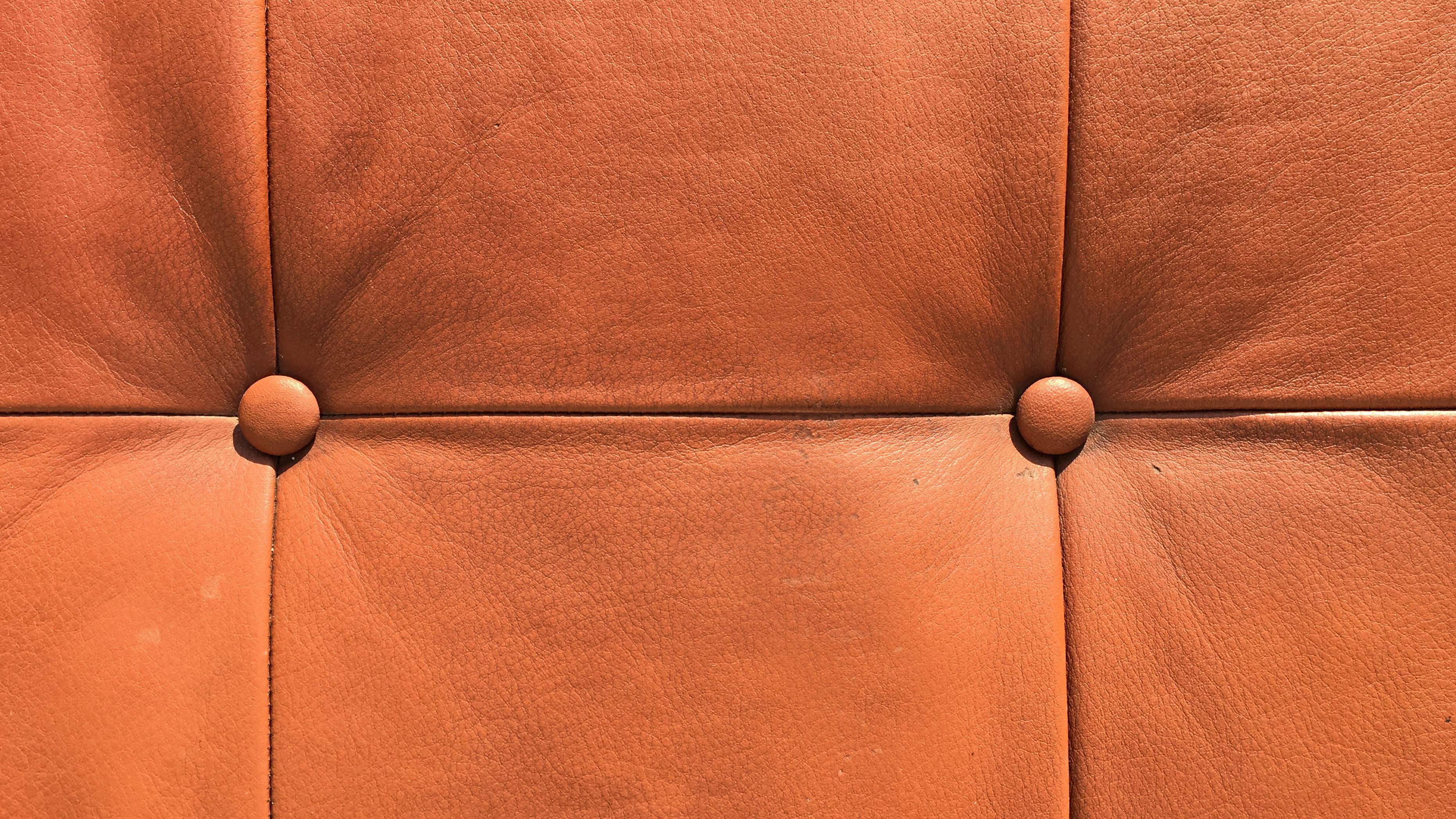 Austrian Johannes Spalt Daybed Sofa 'Constanze', Patinated Cognac Leather, Austria, 1960s For Sale
