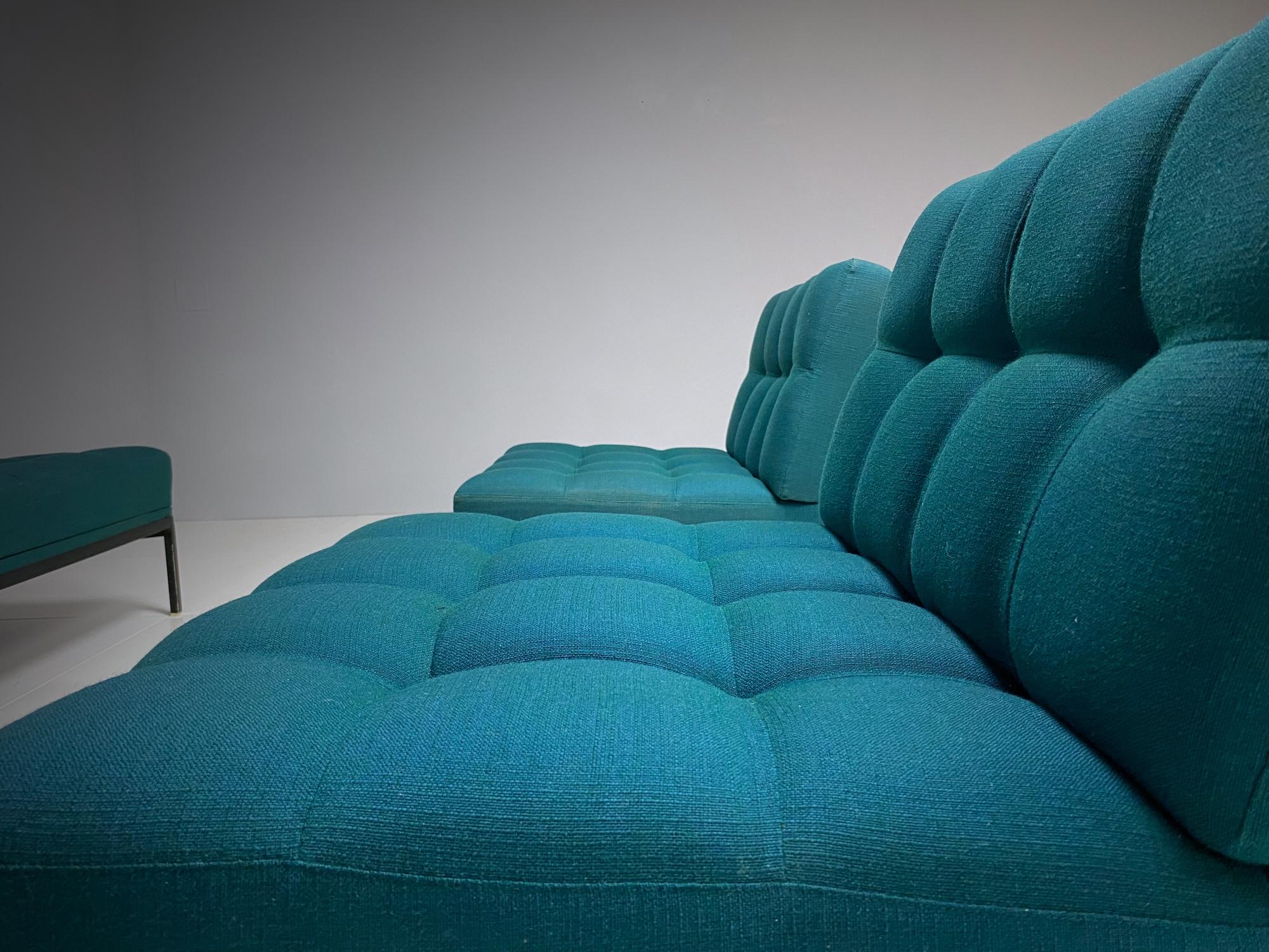 Wittmann Constanze Tufted Midcentury Sofa & Chairs by J. Spalt, 1970s, Austria For Sale 2