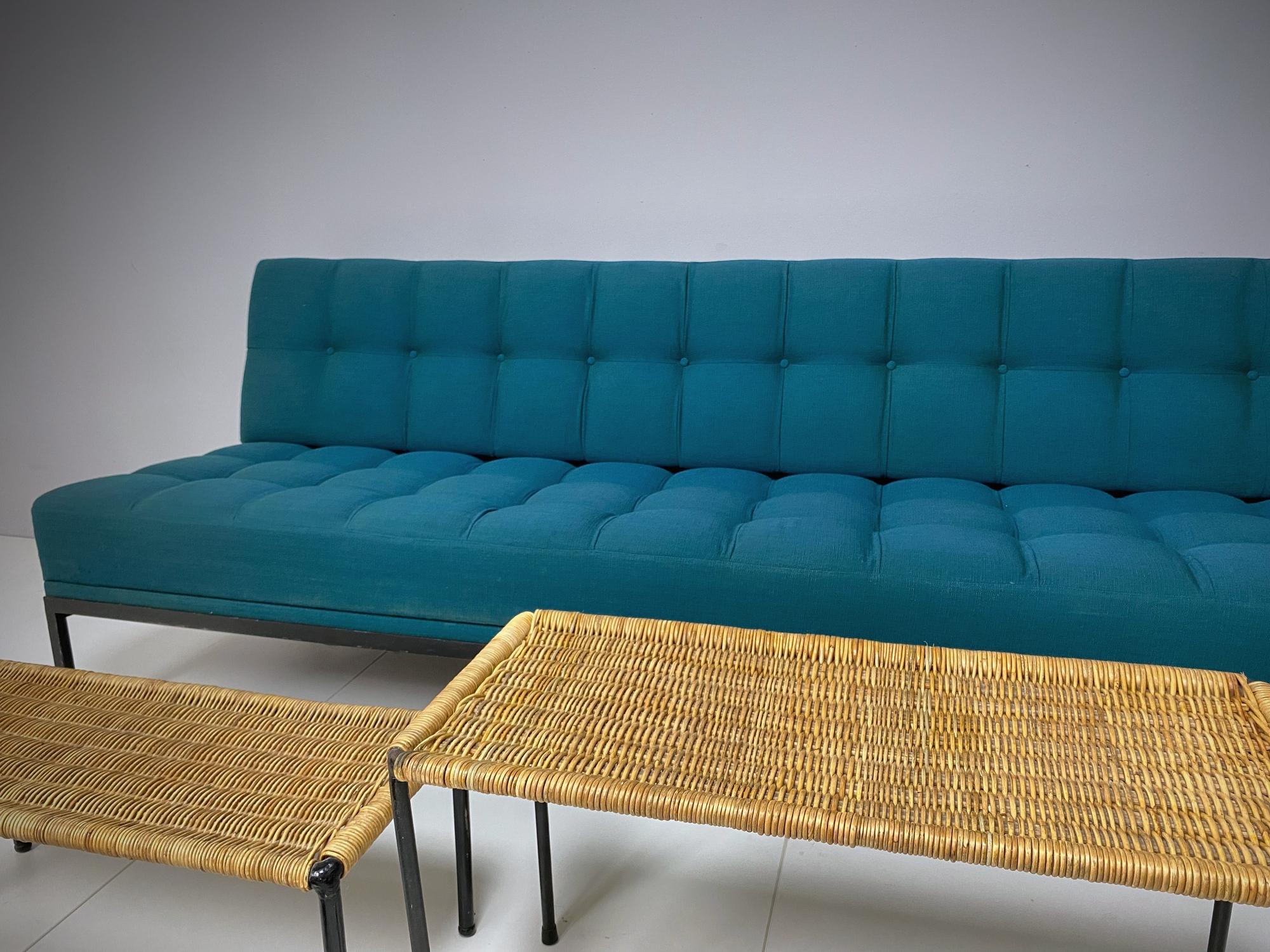 Wittmann Constanze Tufted Midcentury Sofa & Chairs by J. Spalt, 1970s, Austria For Sale 3