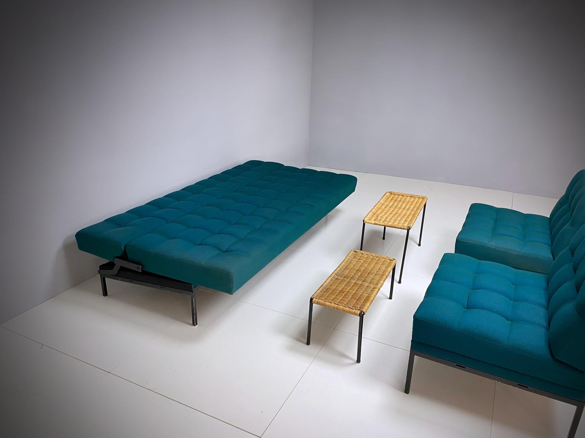 Wittmann Constanze Tufted Midcentury Sofa & Chairs by J. Spalt, 1970s, Austria For Sale 4