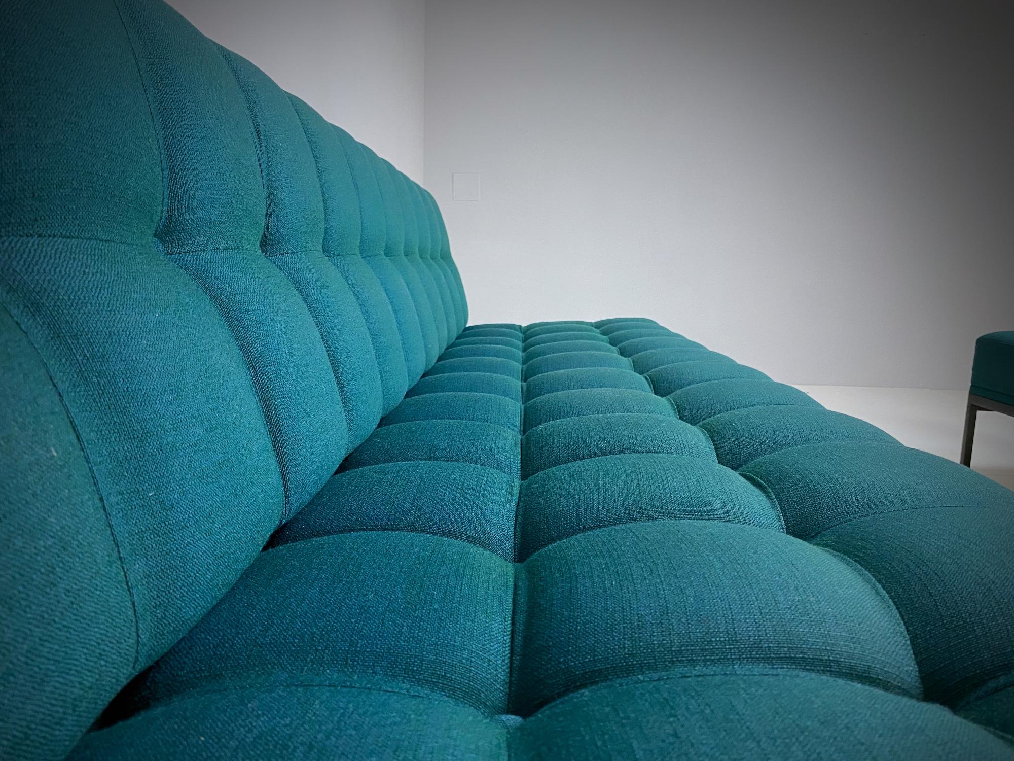 Wittmann Constanze Tufted Midcentury Sofa & Chairs by J. Spalt, 1970s, Austria For Sale 1