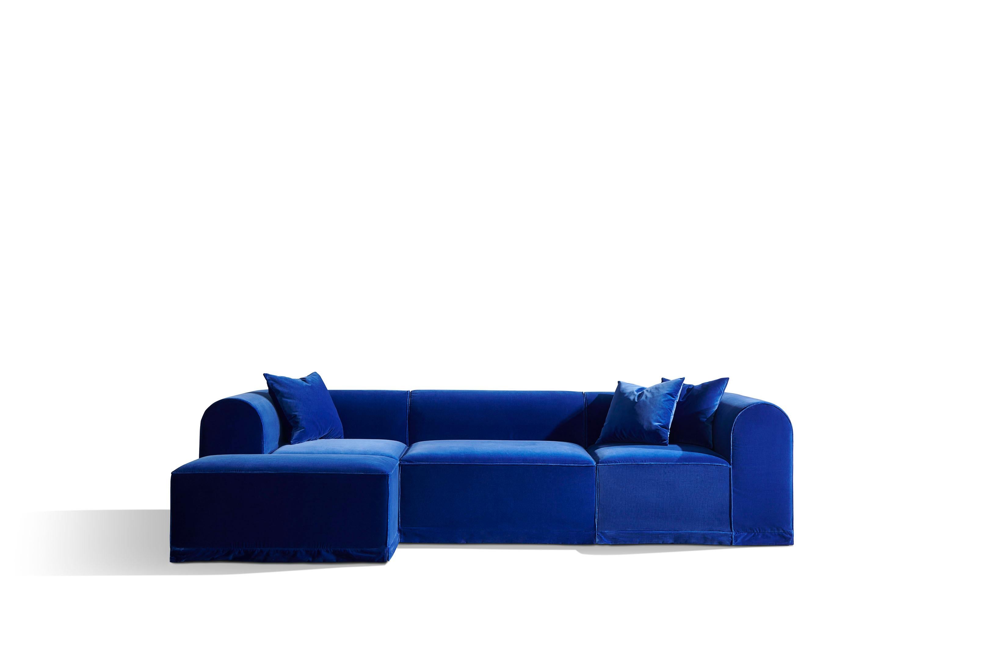 Wittmann Customizable Blocks Sofa by Neri&Hu In New Condition For Sale In New York, NY