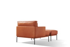 Chaise longue personnalisable Wittmann + Pouf Fame par  Christophe Pillet
