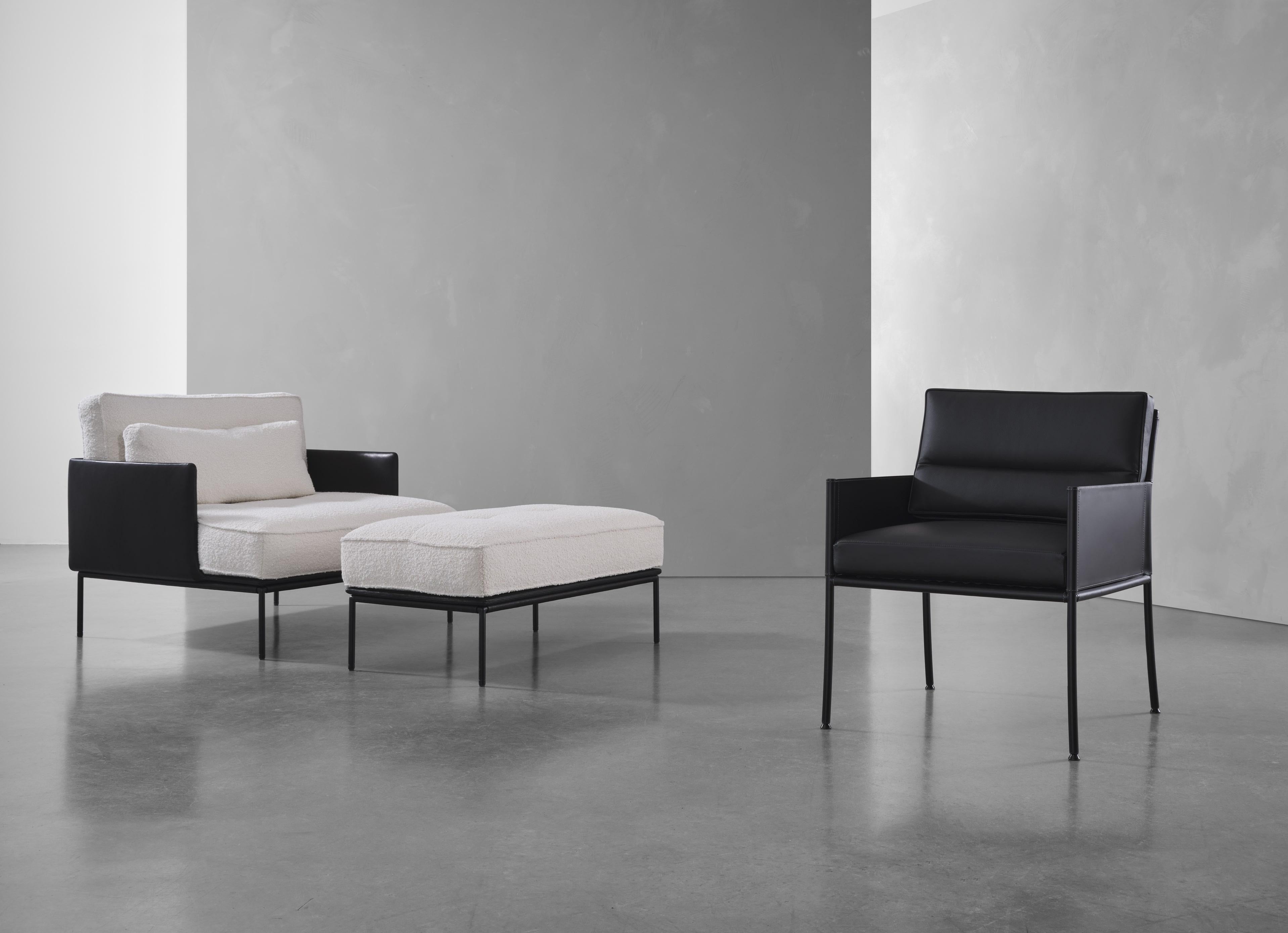 Wittmann Sillón Personalizable Fama + Otomana de  Christophe Pillet Cuero en venta