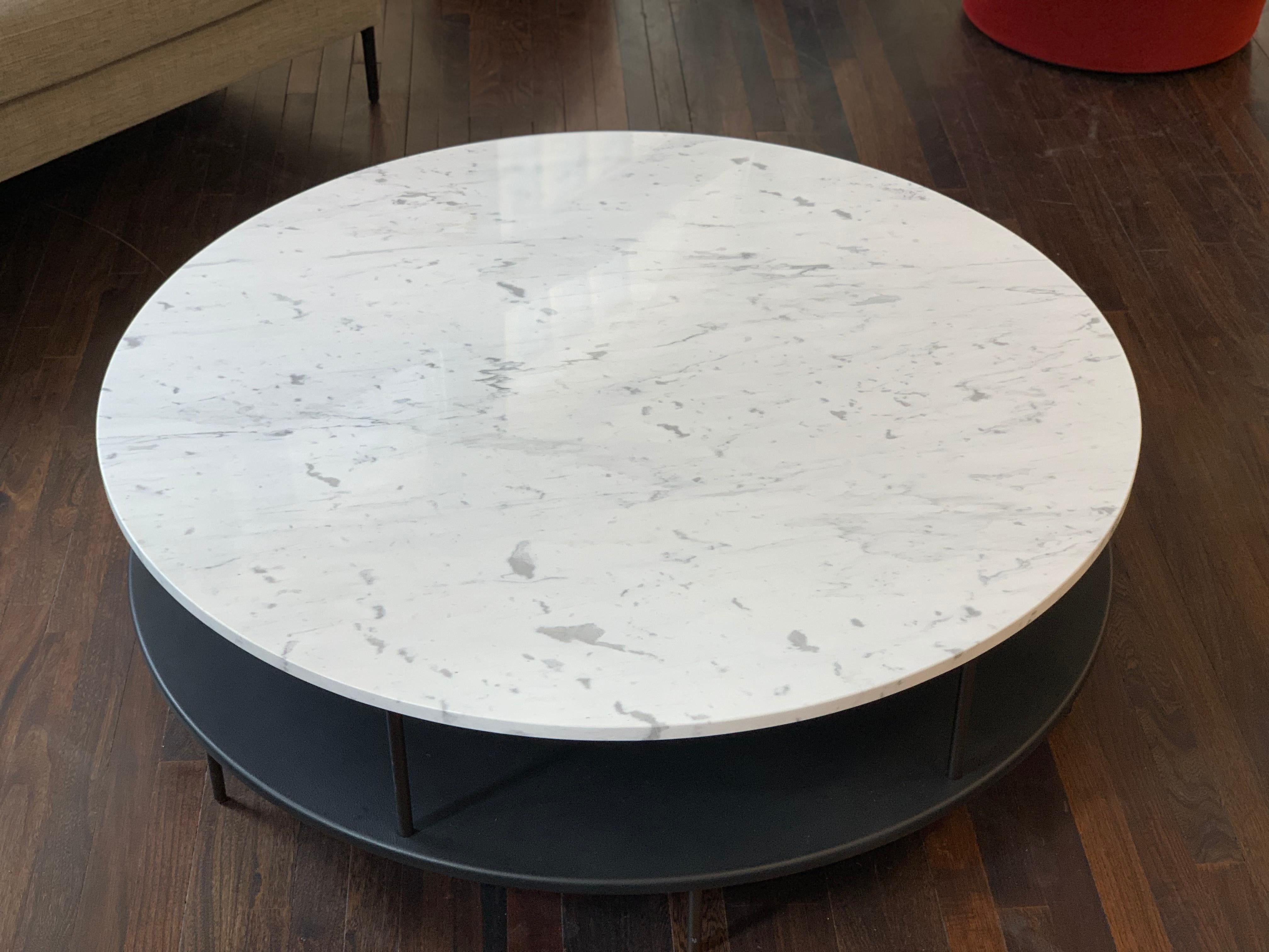 Contemporary Wittmann DD Marble Round Table by Jaime Hayon