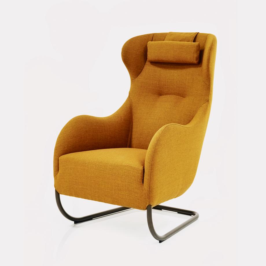 Austrian Customizable Wittmann Jolly Swivel Lounge Chair by Jan Armgardt For Sale