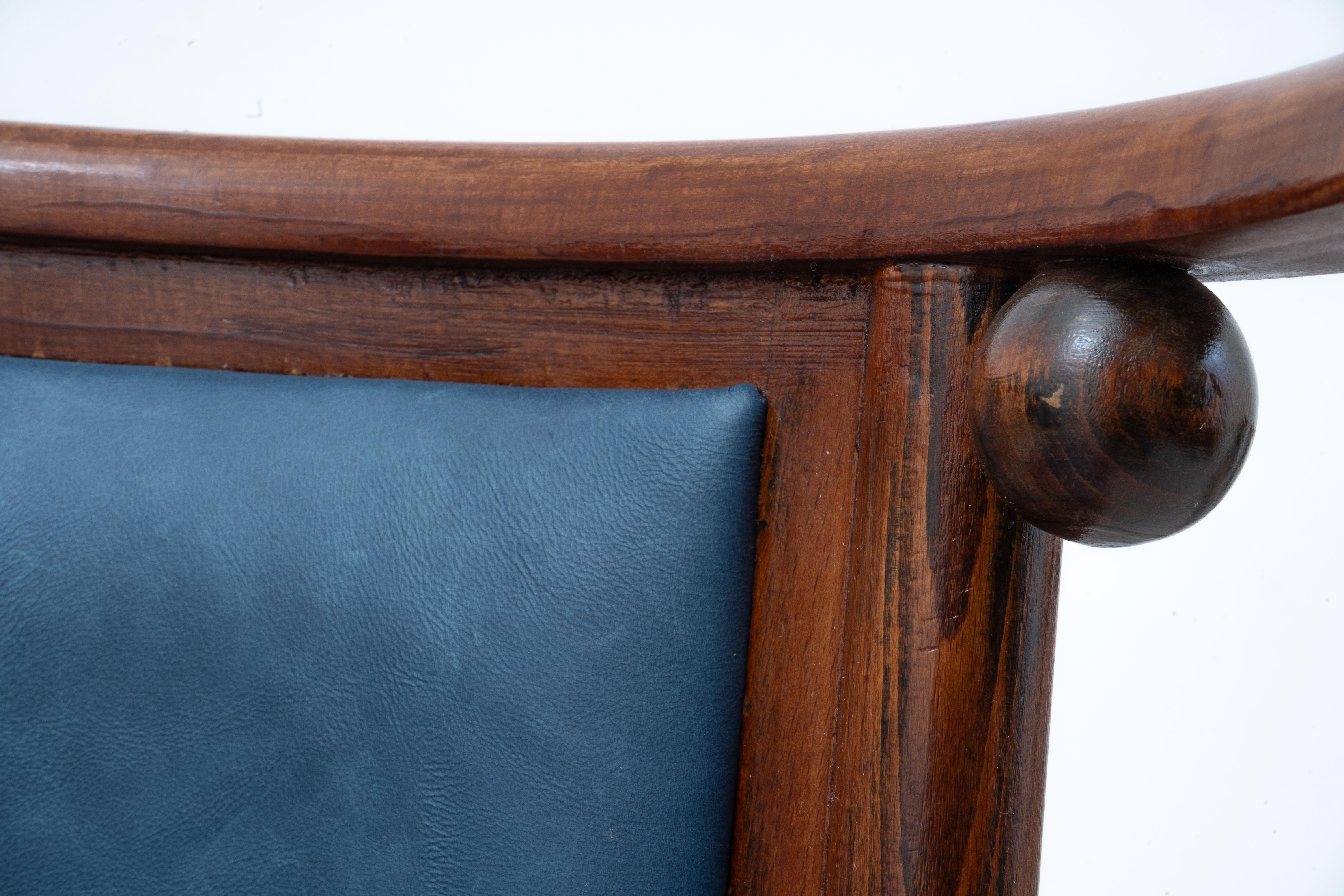 Wittmann - Josef Hoffmann - Fledermaus - Chair (6) - Beech, Leather im Angebot 7